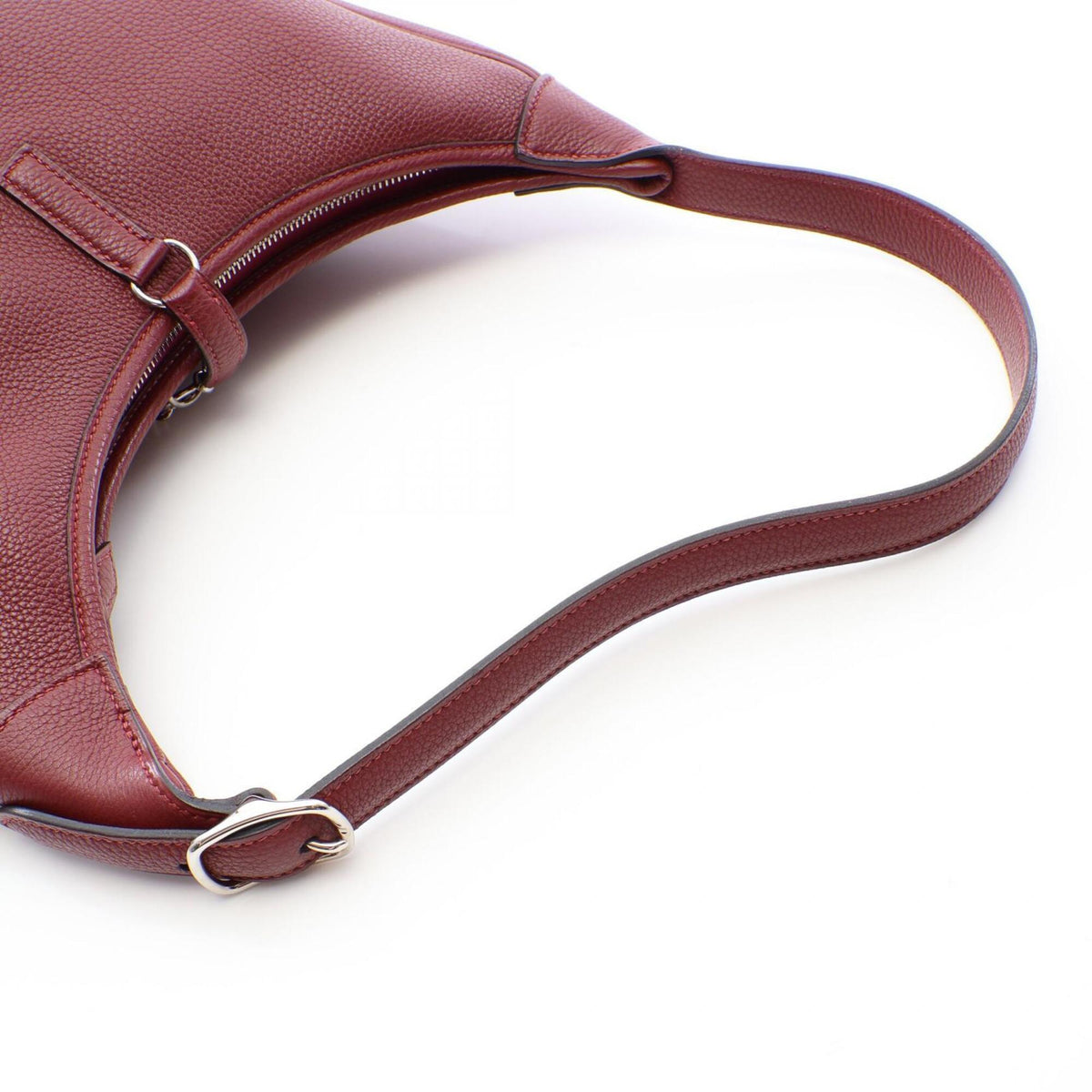 Hermes Bordeaux Rouge H Togo Leather Handbag Shoulder Bag (Pre-Owned)