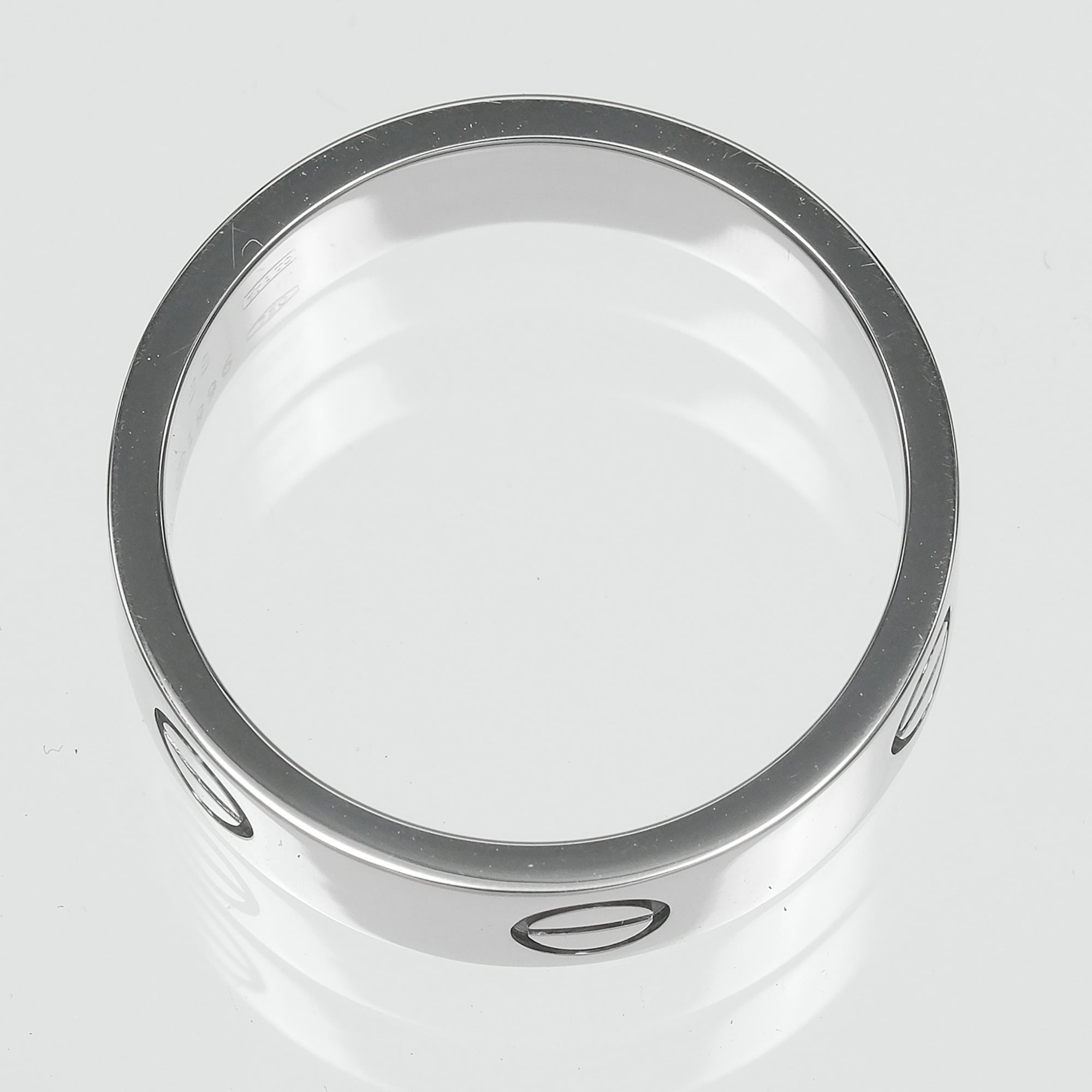 Cartier Love White Gold (18K) Band Ring (Pre-Owned)