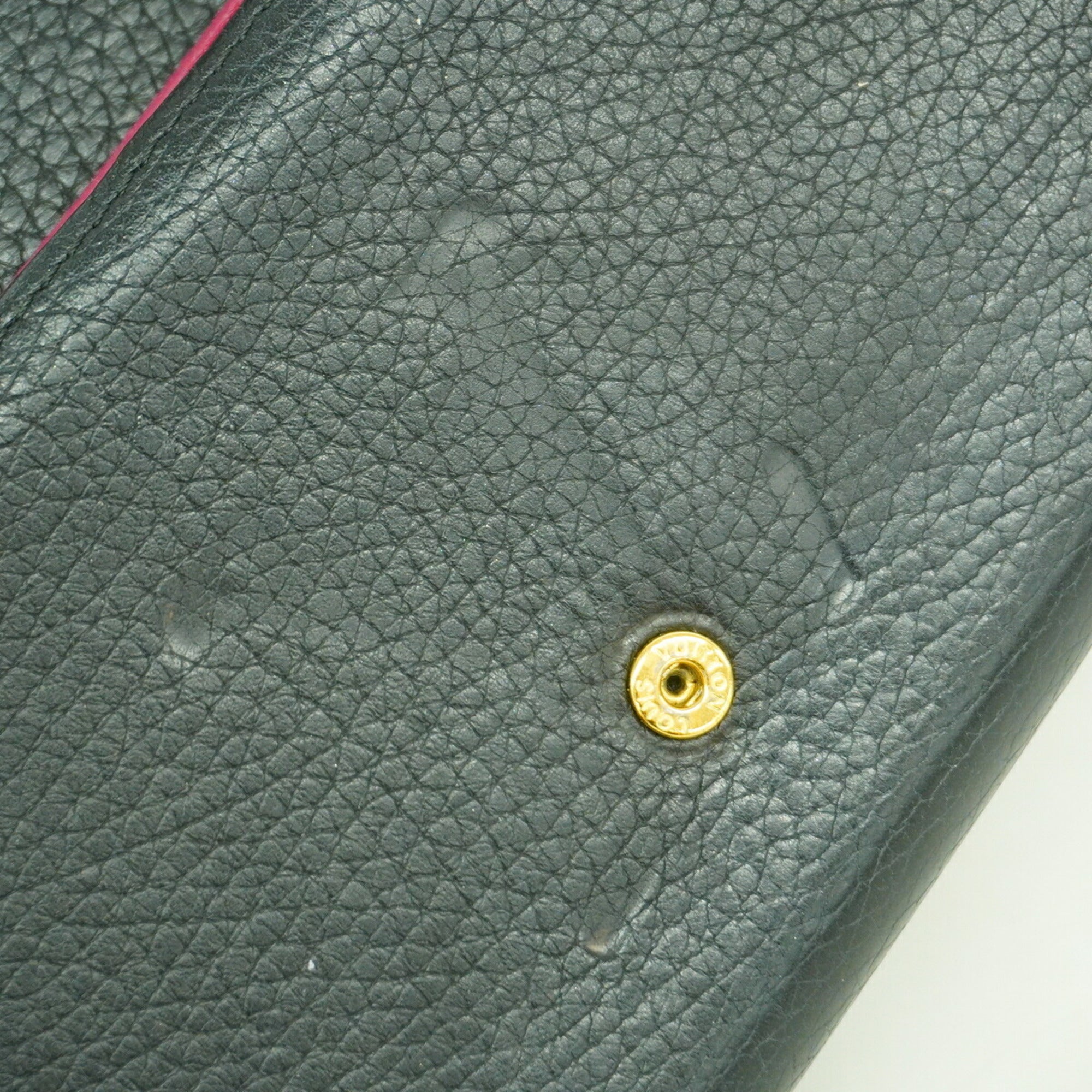 Louis Vuitton Noir Long Wallet (Bi-Fold) (Pre-Owned)
