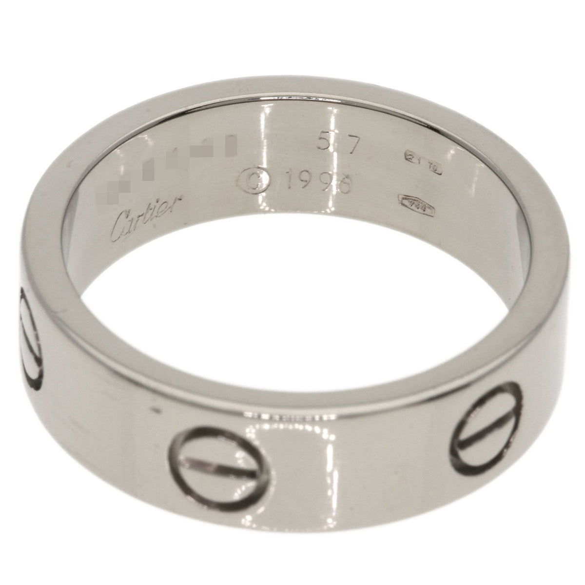 Cartier White Gold (18K) Band Ring (Pre-Owned)