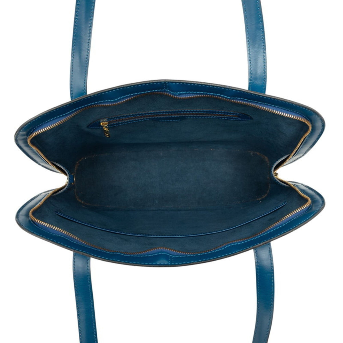 Louis Vuitton Toledo Blue Leather Handbag Tote Bag (Pre-Owned)