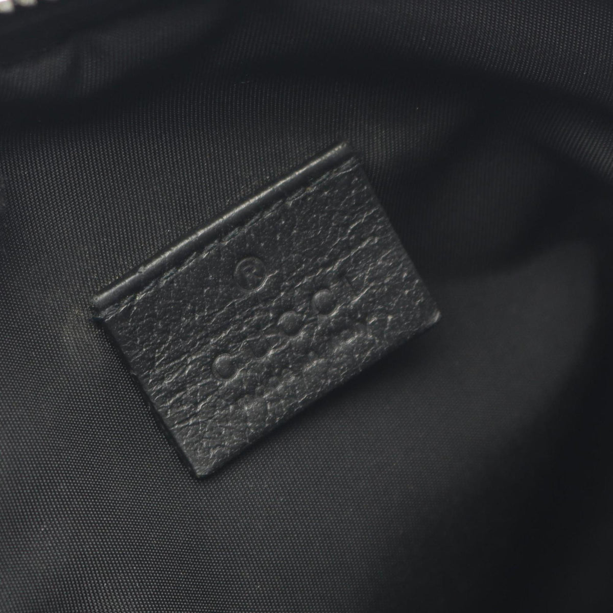 Gucci Black Leather Nylon Canvas Shoulder Bag (Pre-Owned)