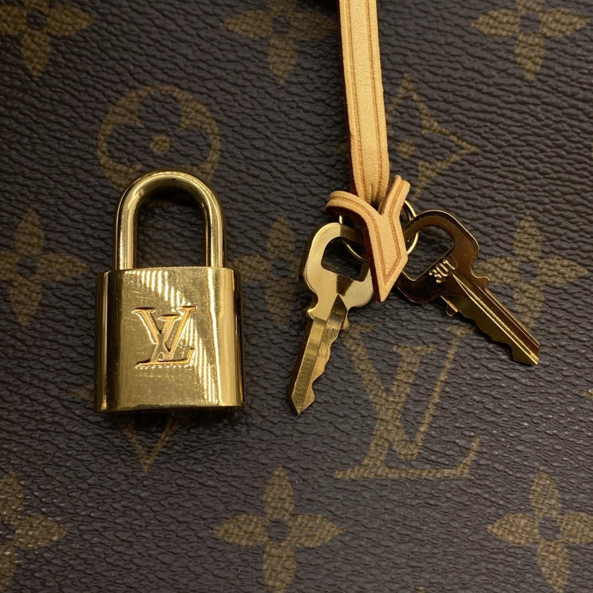 Louis Vuitton Marron Coated Canvas Handbag (Pre-Owned)