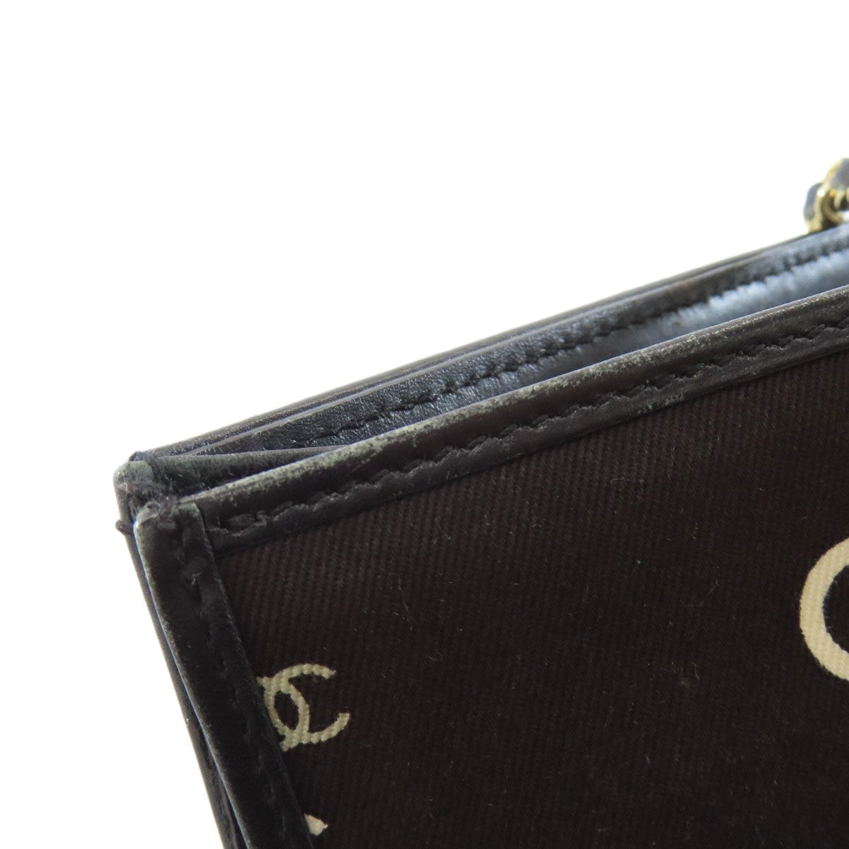 Chanel Black Canvas Tote Bag (Pre-Owned)