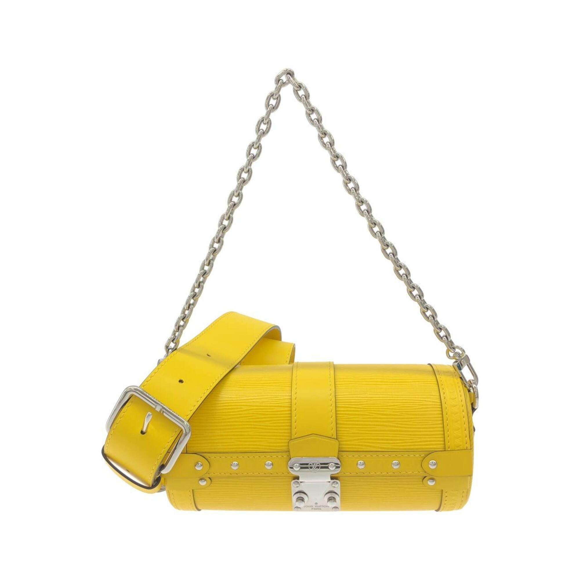 Louis Vuitton Jaune Leather Shoulder Bag (Pre-Owned)