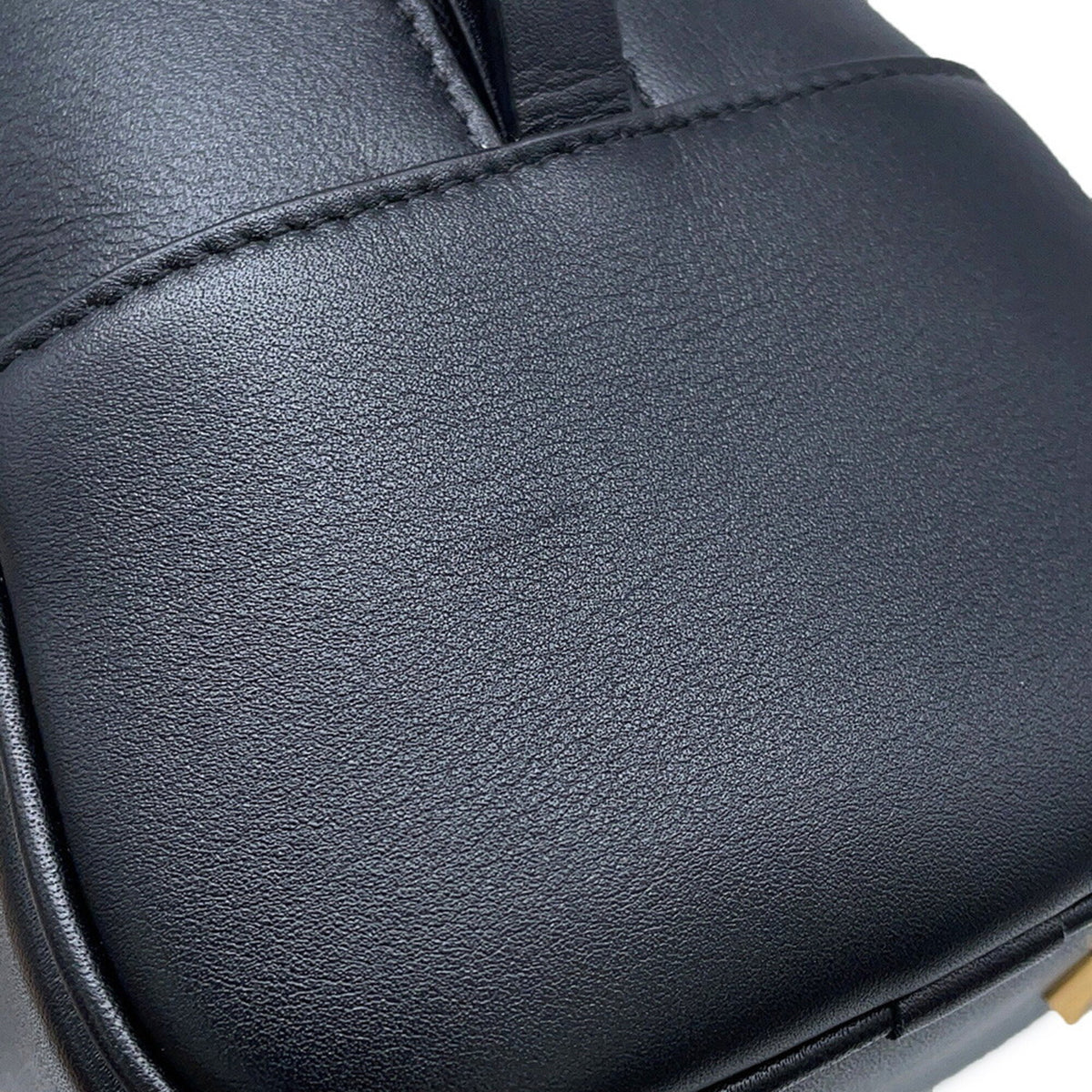 Loewe Amazona Black Gray Canvas Leather Handbag Shoulder Bag (Pre-Owned)