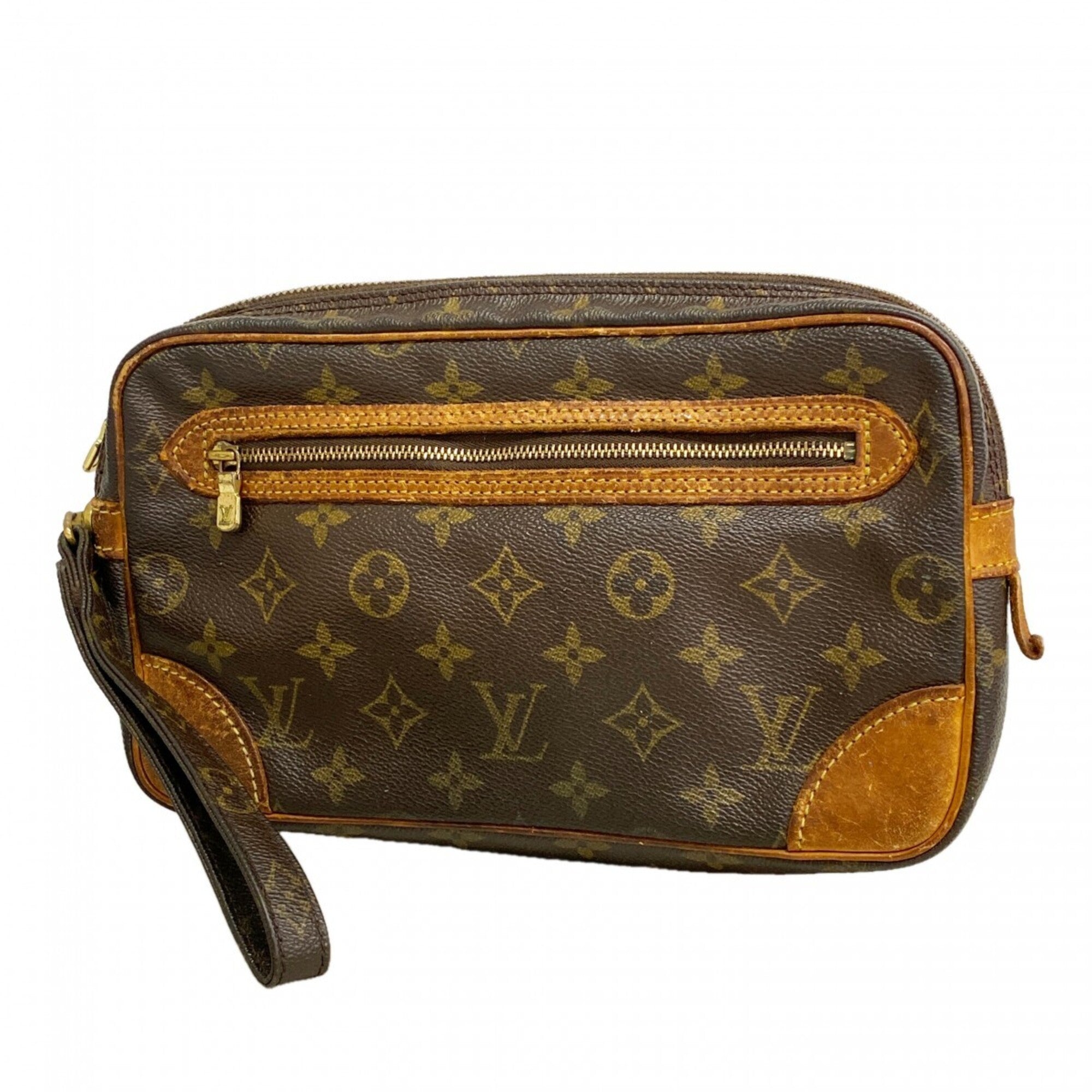 Louis Vuitton Brown Clutch Bag (Pre-Owned)