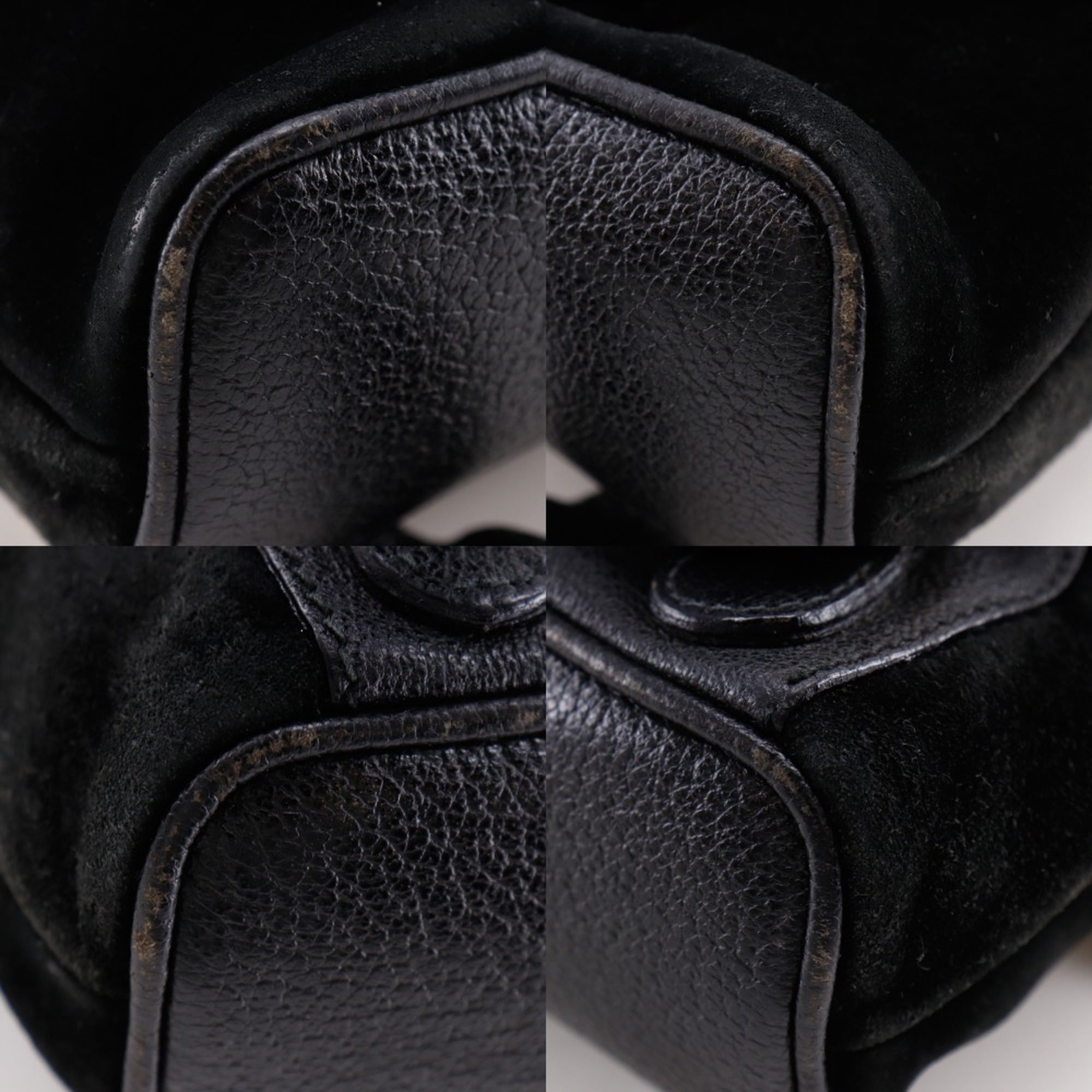 Gucci Black Suede Backpack (Pre-Owned)
