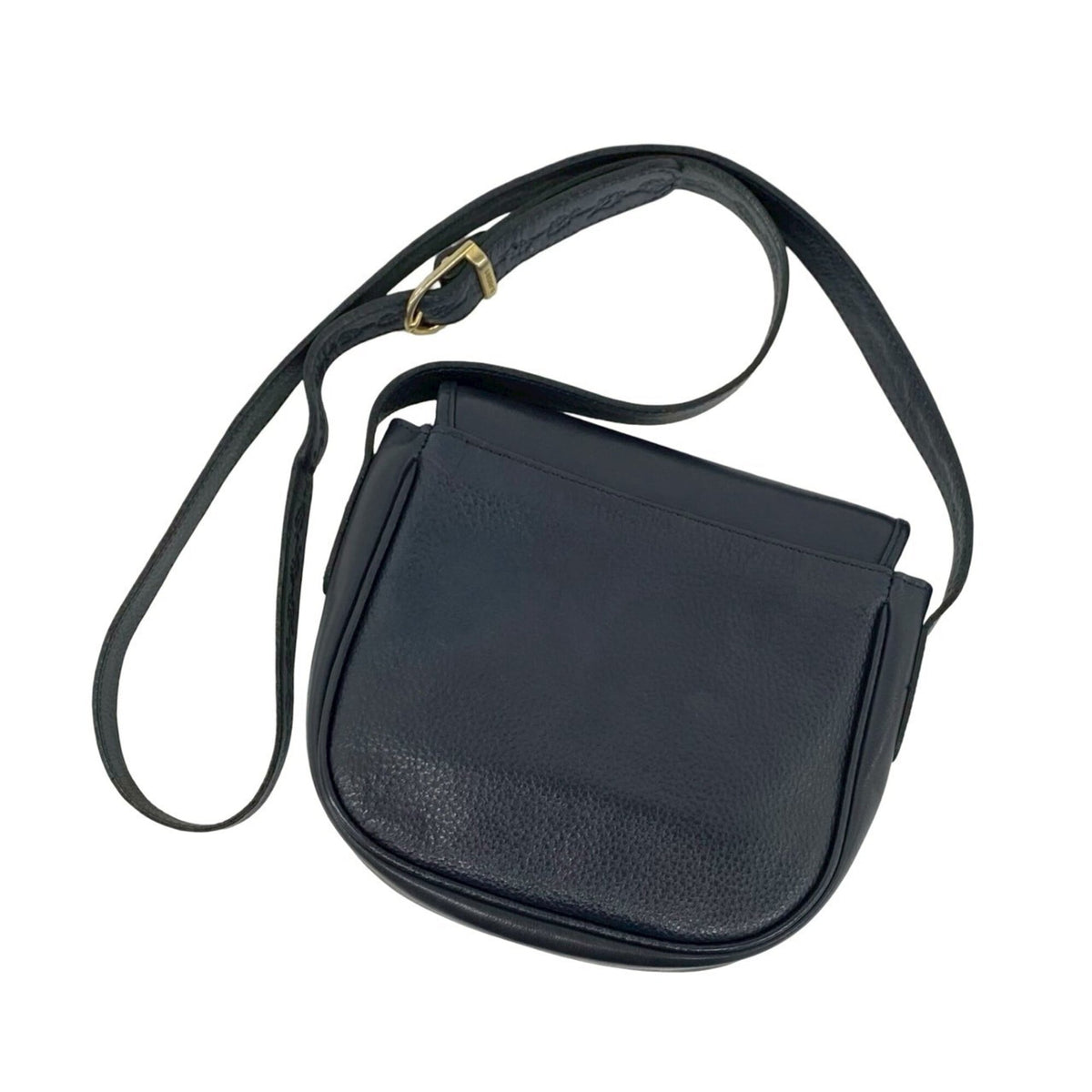 Burberry Navy Leather Shoulder Bag (Pre-Owned)