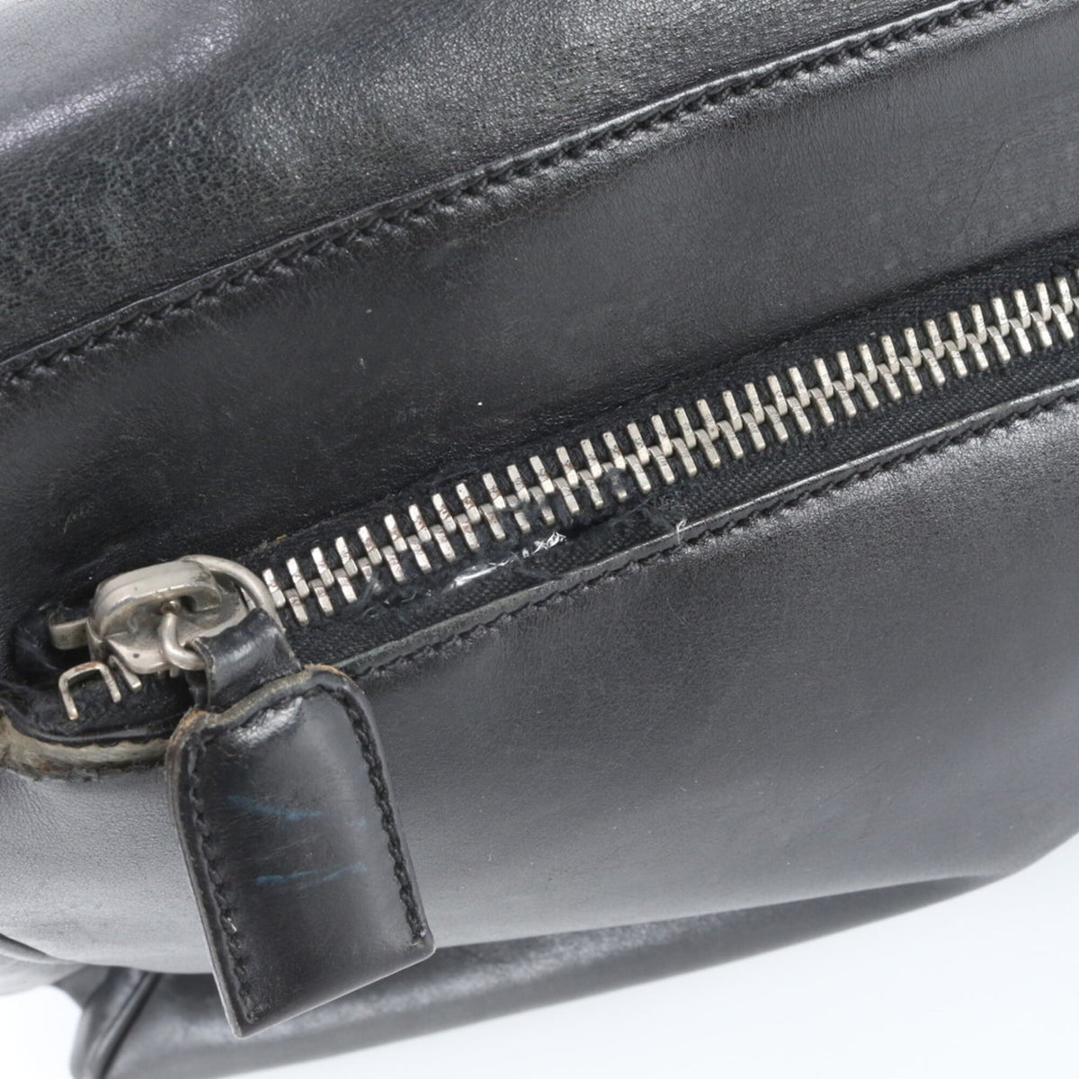 Prada Black Leather Briefcase (Pre-Owned)