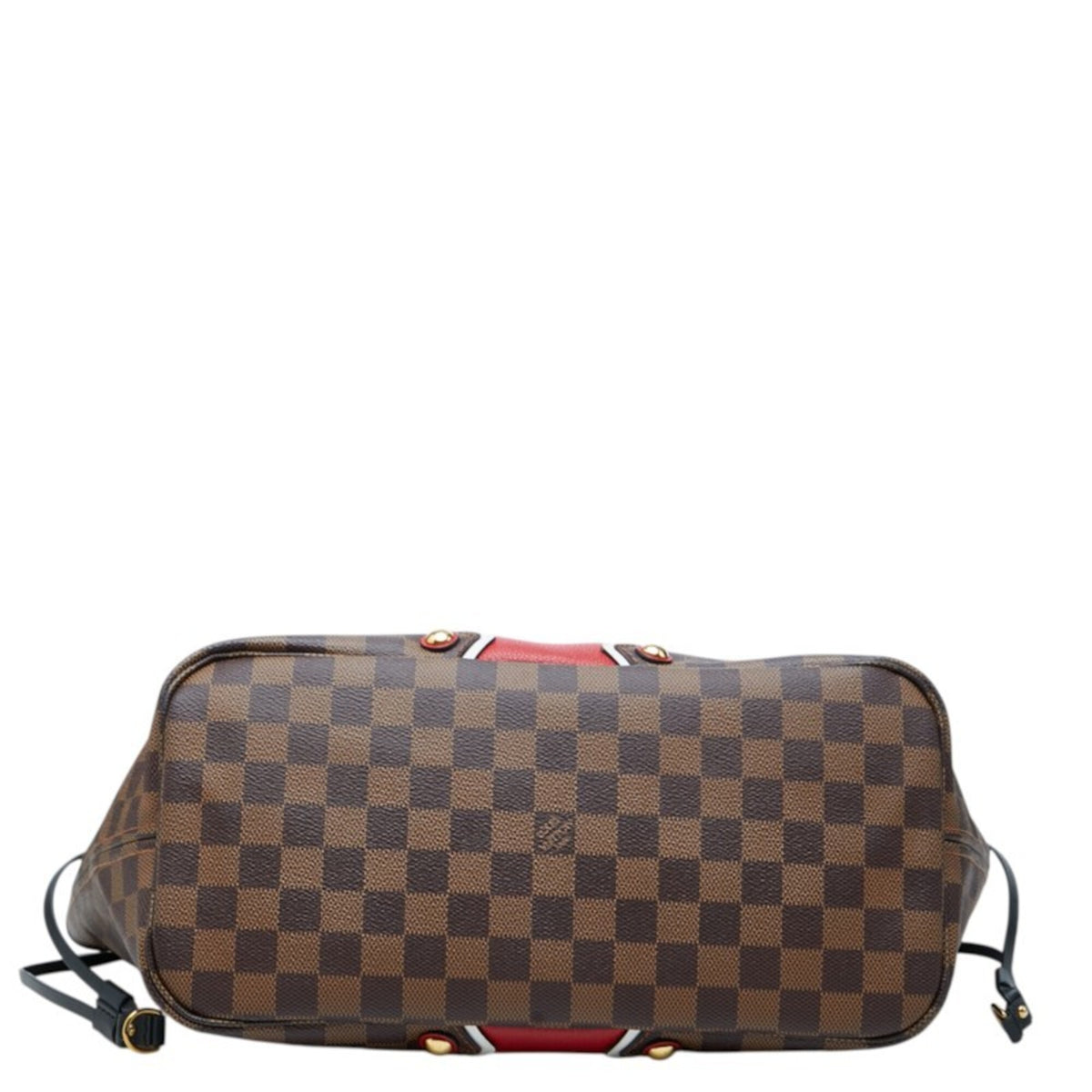 Louis Vuitton Damier Brown Pvc Leather Pouch Shoulder Bag Tote Bag (Pre-Owned)
