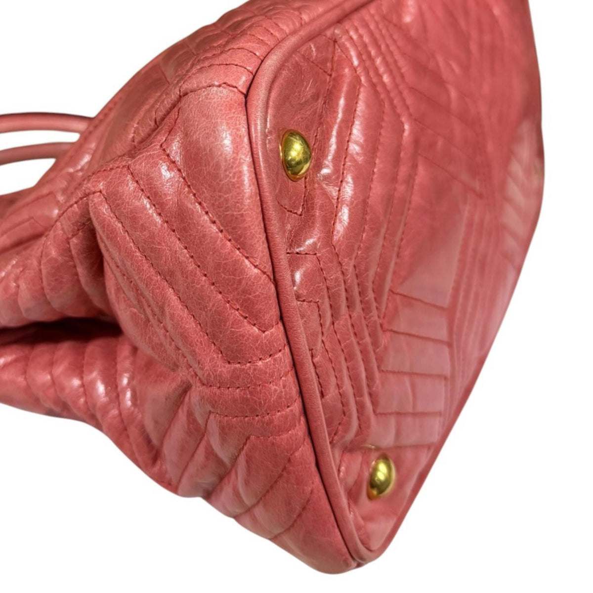 Miu Miu Pink Leather Shoulder Bag (Pre-Owned)
