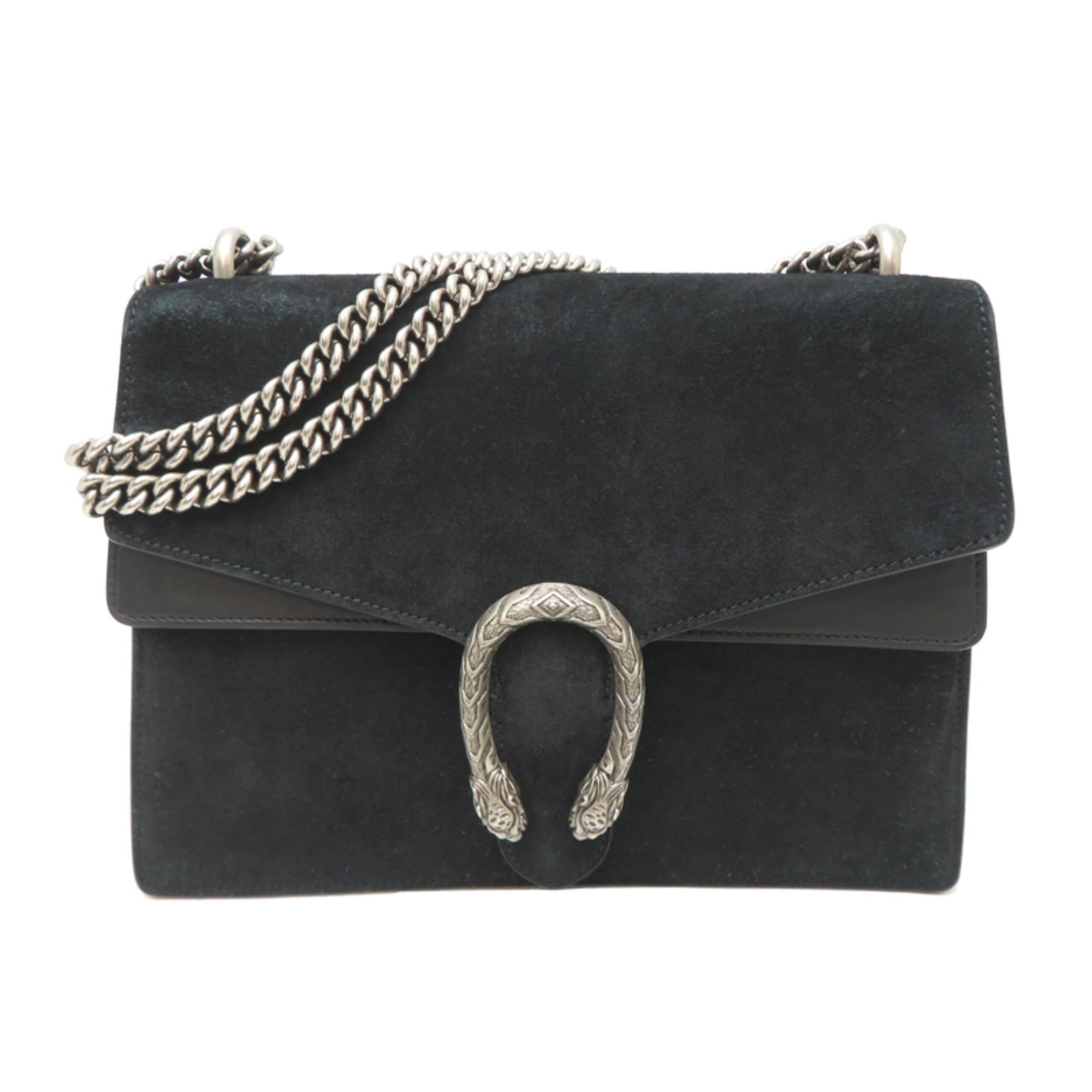 Gucci Black Suede Shoulder Bag (Pre-Owned)