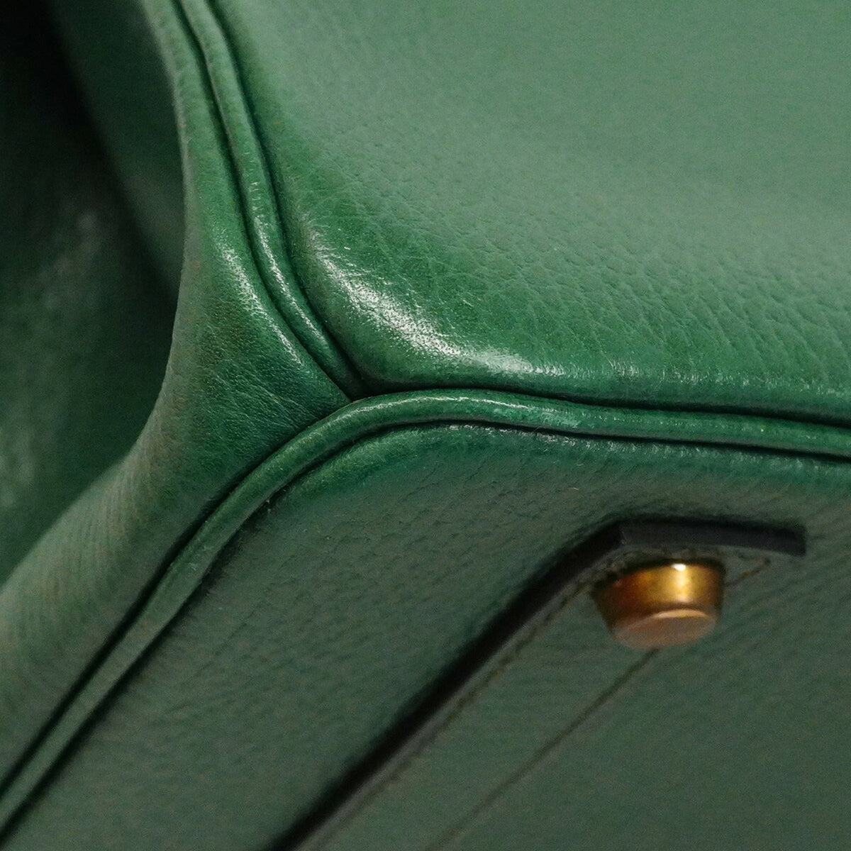 Hermes Green Ardennes Leather Handbag (Pre-Owned)