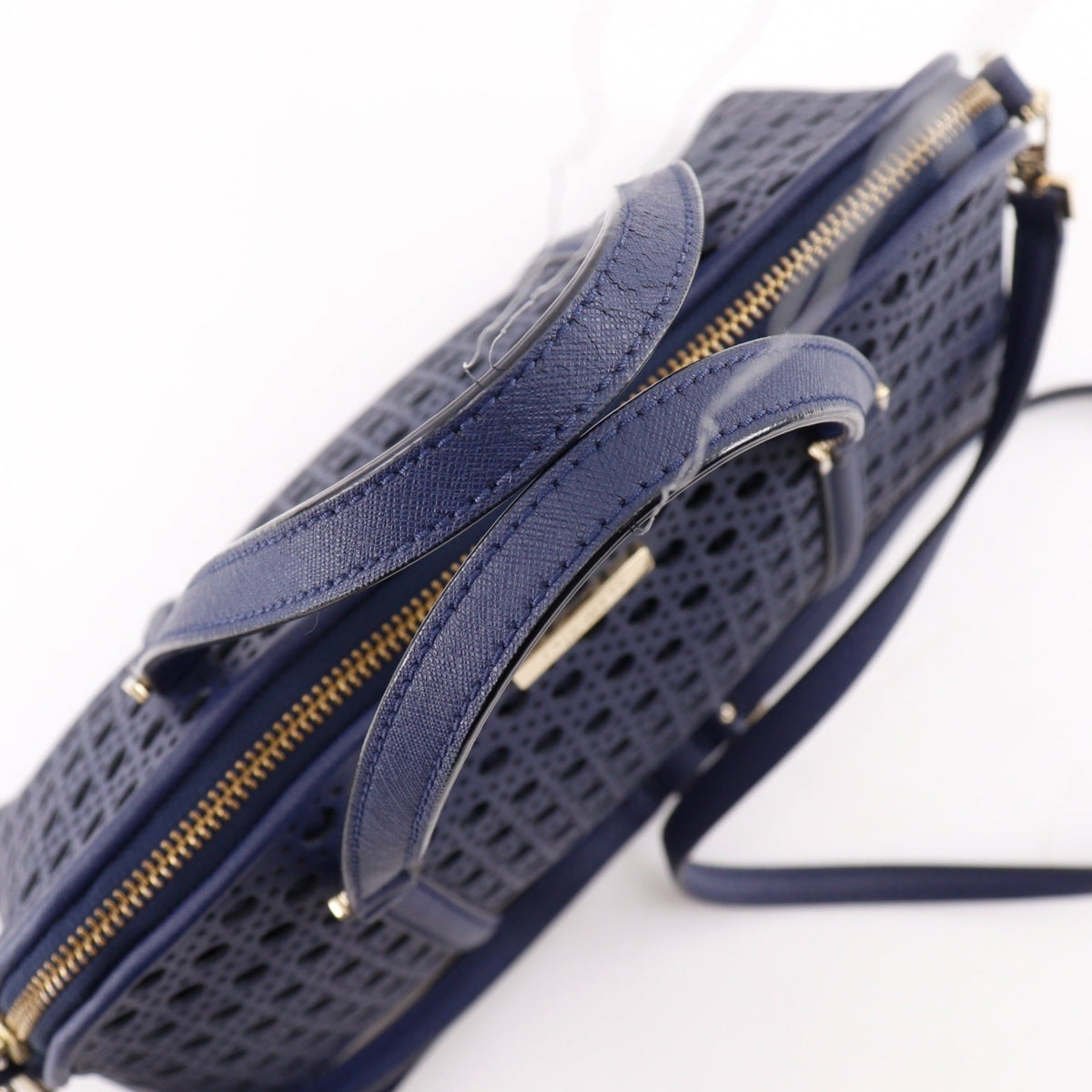 Kate Spade Navy Leather Handbag (Pre-Owned)