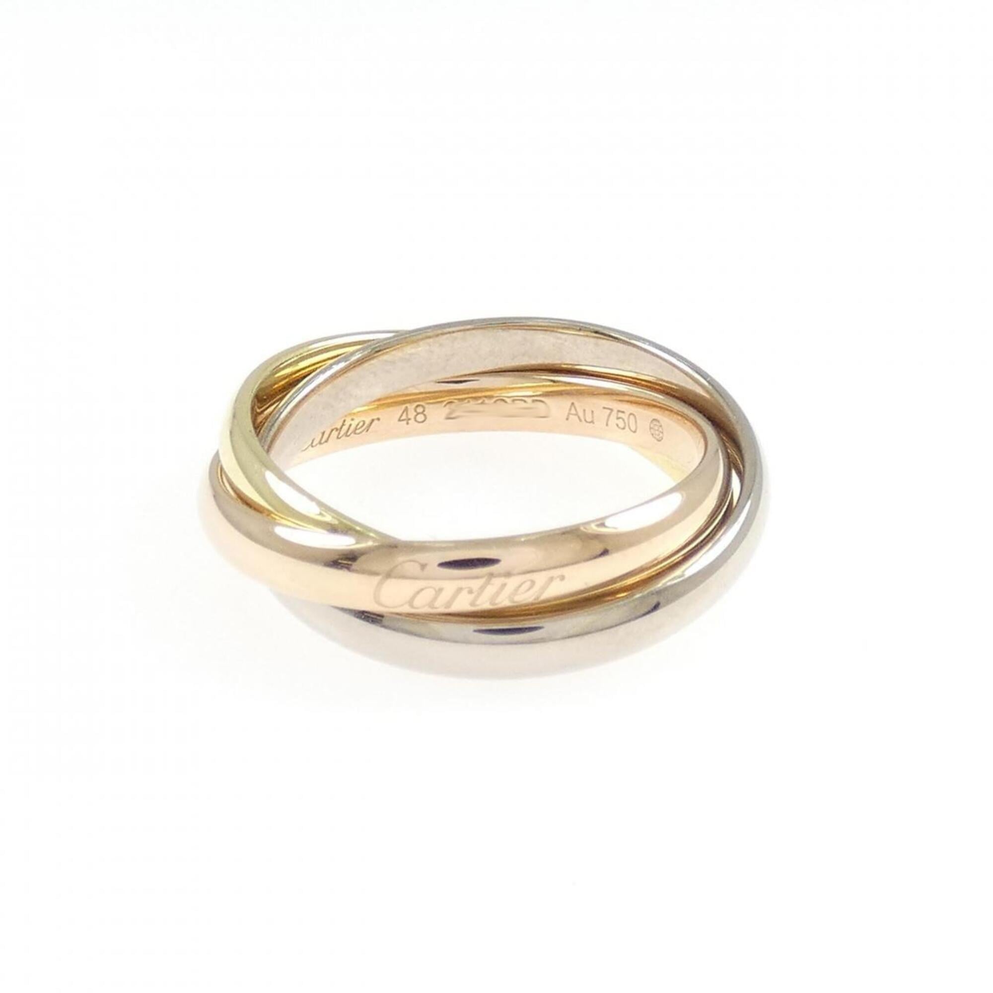 Cartier Yellow Gold (18K) Pink Gold (18K) White Gold (18K) Band Ring (Pre-Owned)