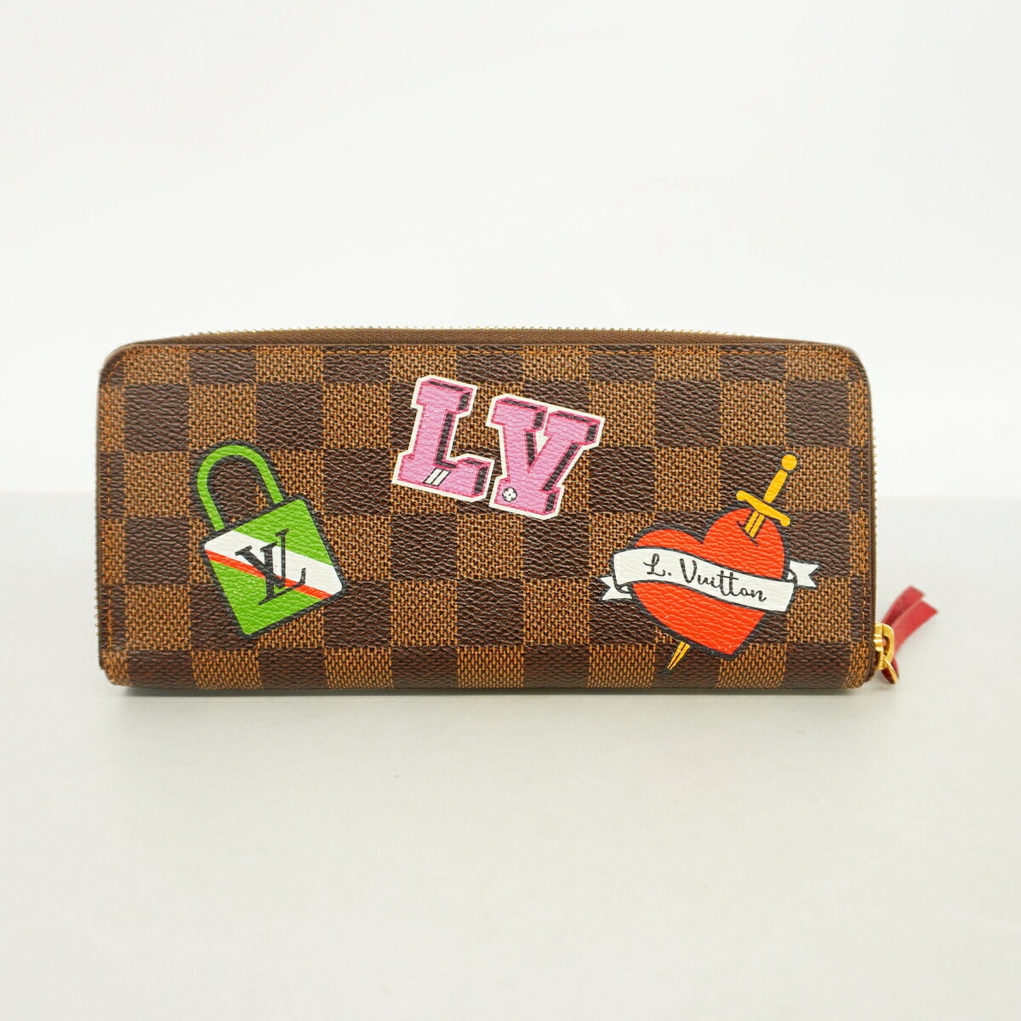 Louis Vuitton Cerise Ebene Long Wallet (Bi-Fold) (Pre-Owned)