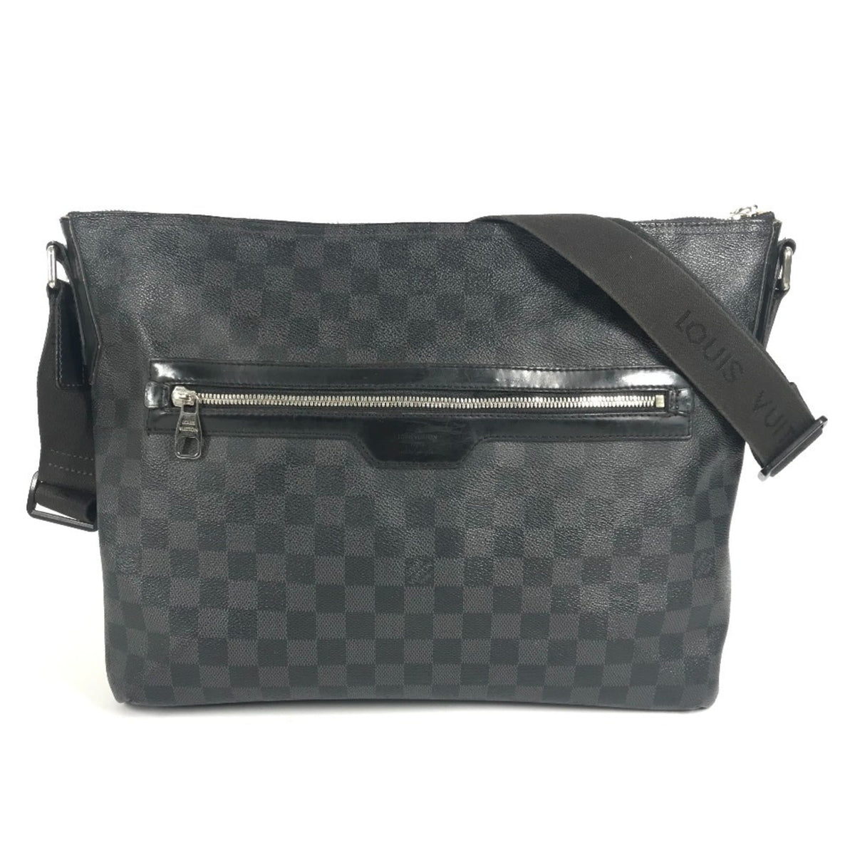 Louis Vuitton Black Galle Damier Graphite Shoulder Bag (Pre-Owned)