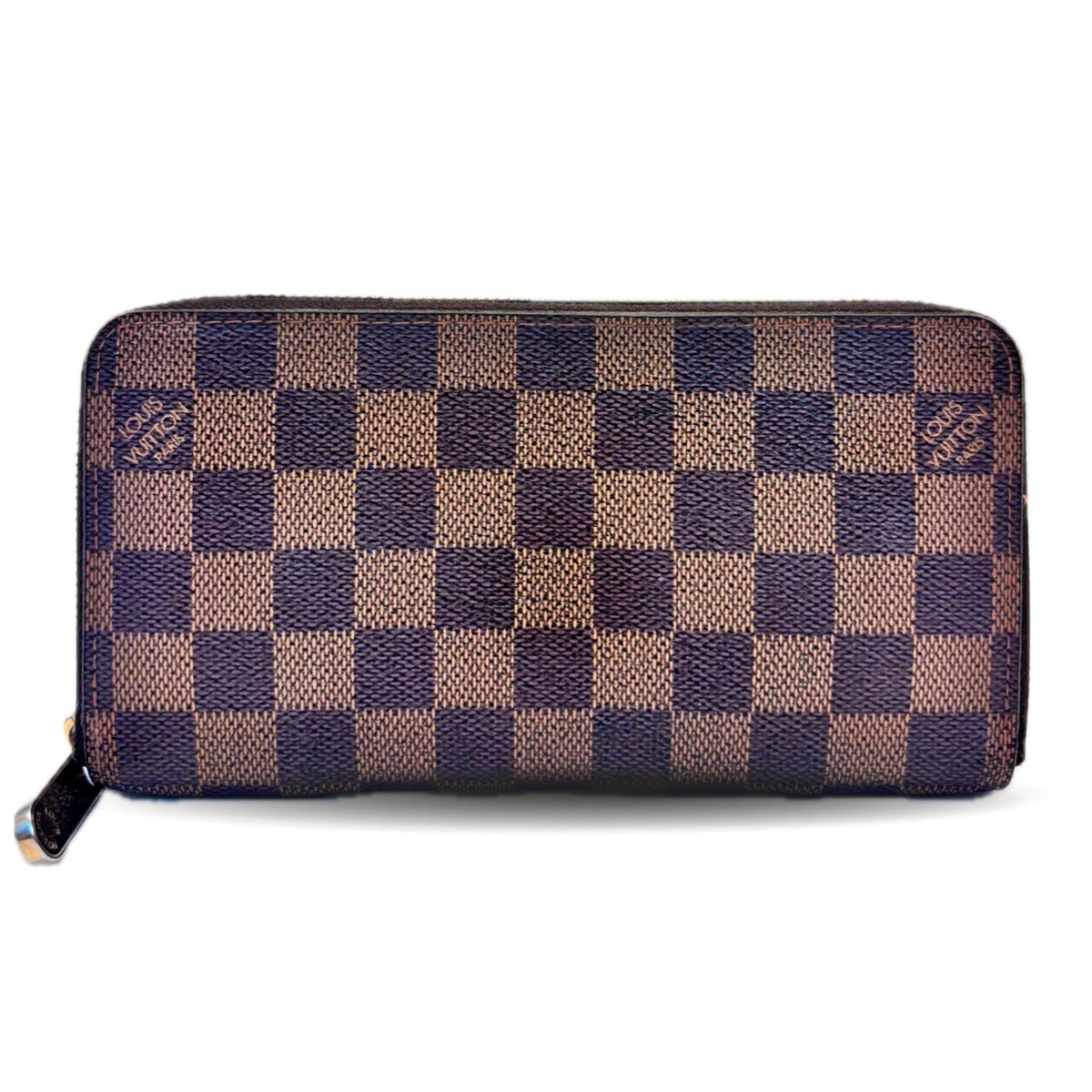 Louis Vuitton Damier Brown Damier Canvas Ebene Long Wallet (Bi-Fold) (Pre-Owned)