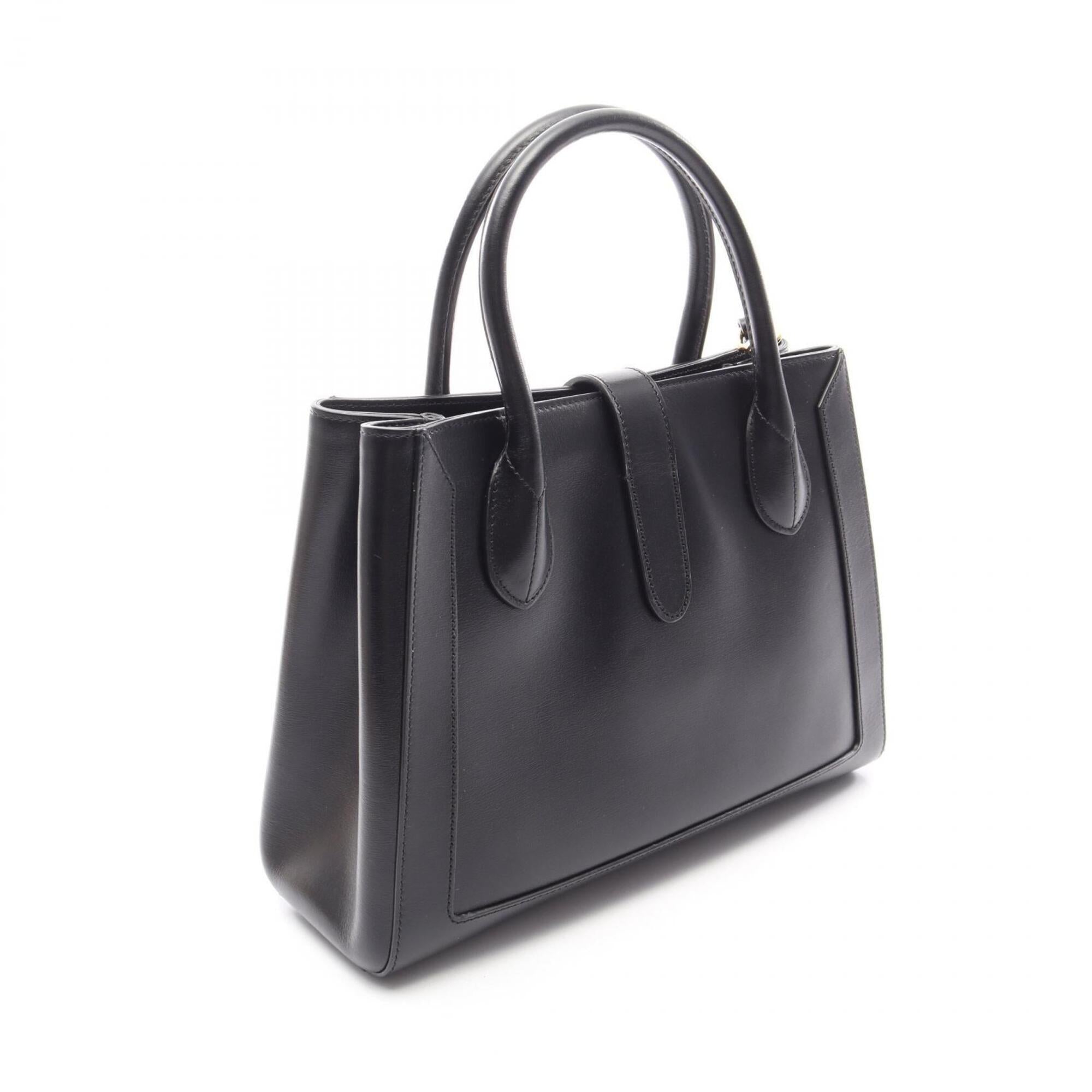 Gucci Black Leather Handbag (Pre-Owned)