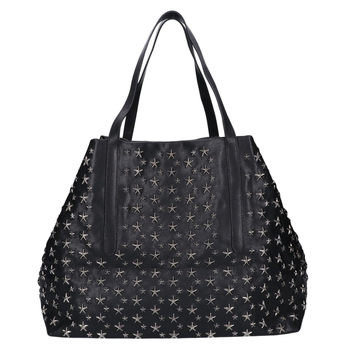 Jimmy Choo Black Leather Tote Bag (Pre-Owned)