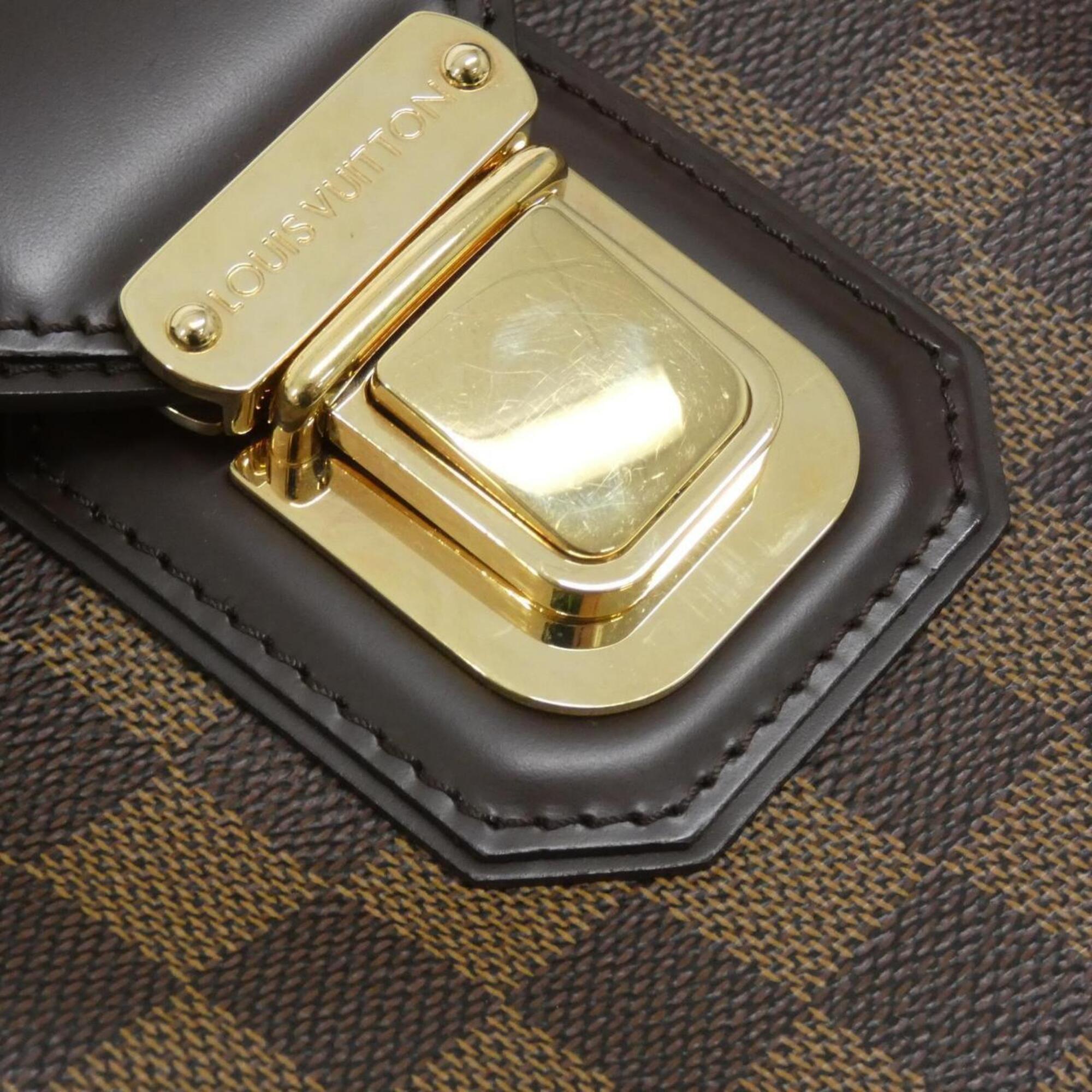 Louis Vuitton Brown Coated Canvas Handbag (Pre-Owned)
