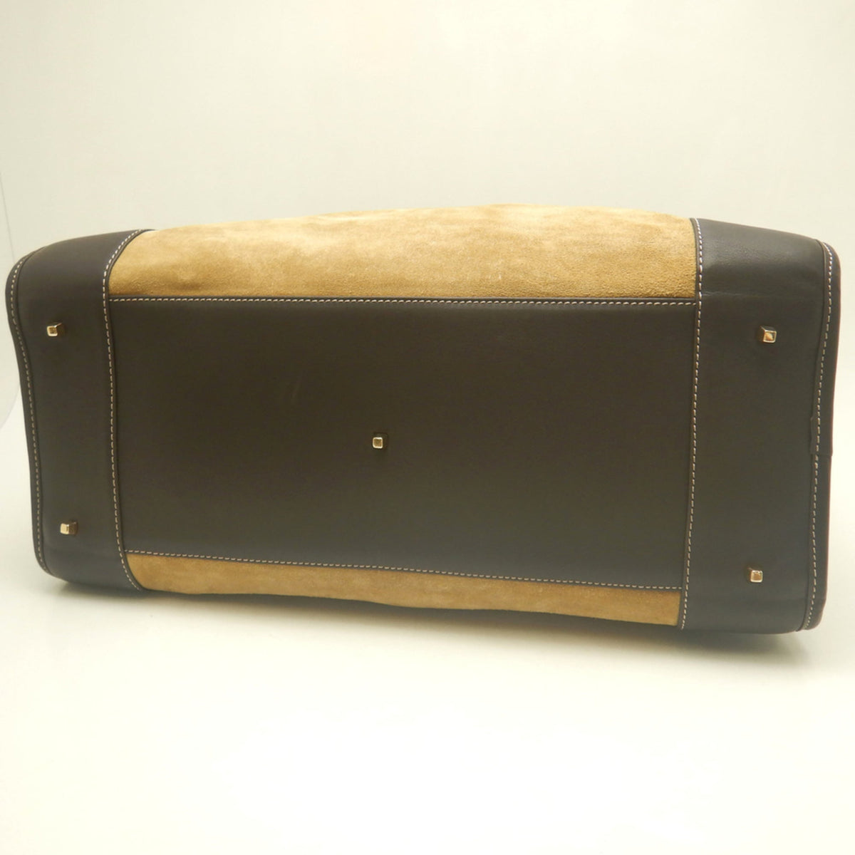 Loewe Brown Suede Leather Handbag (Pre-Owned)