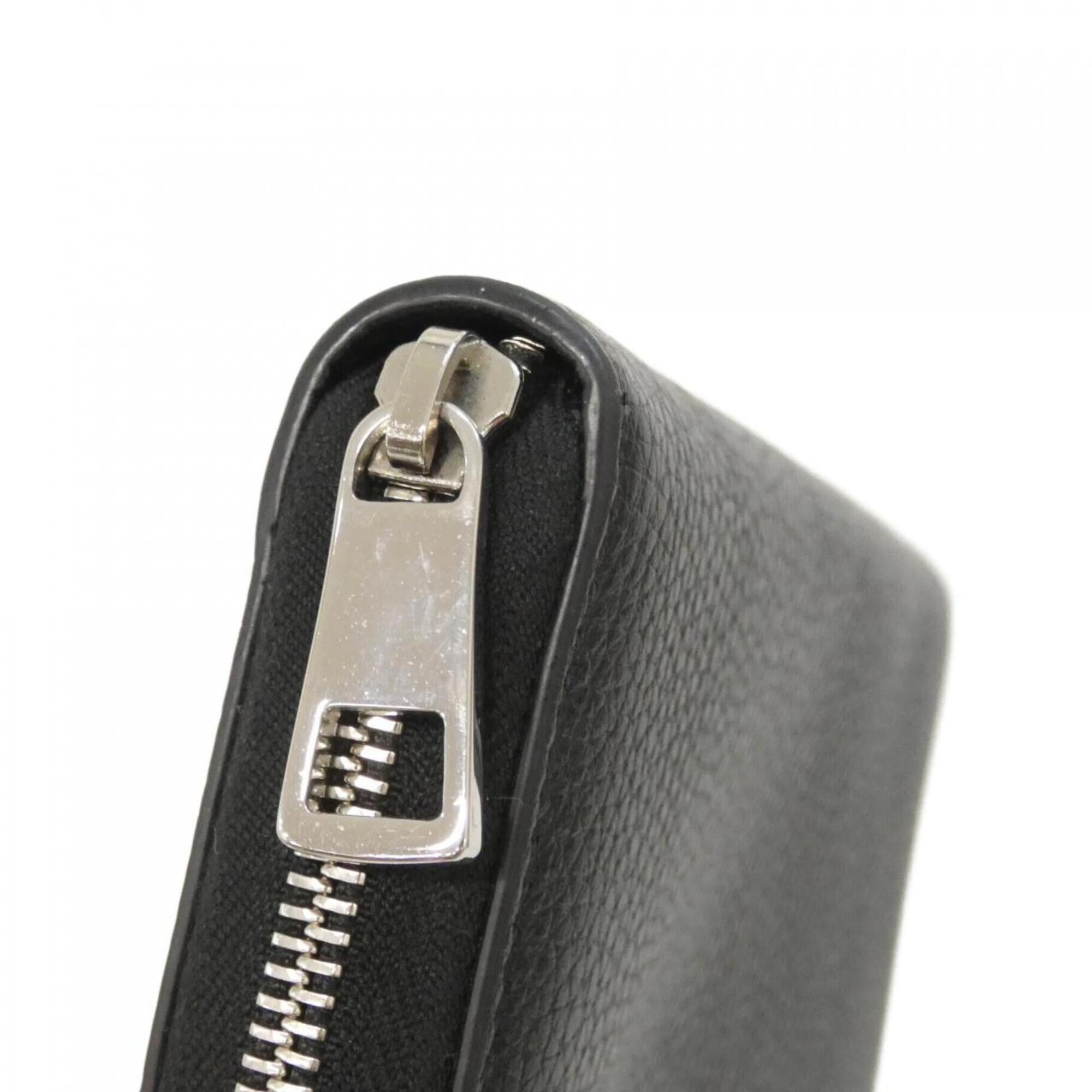 Gucci Black Leather Long Wallet (Bi-Fold) (Pre-Owned)