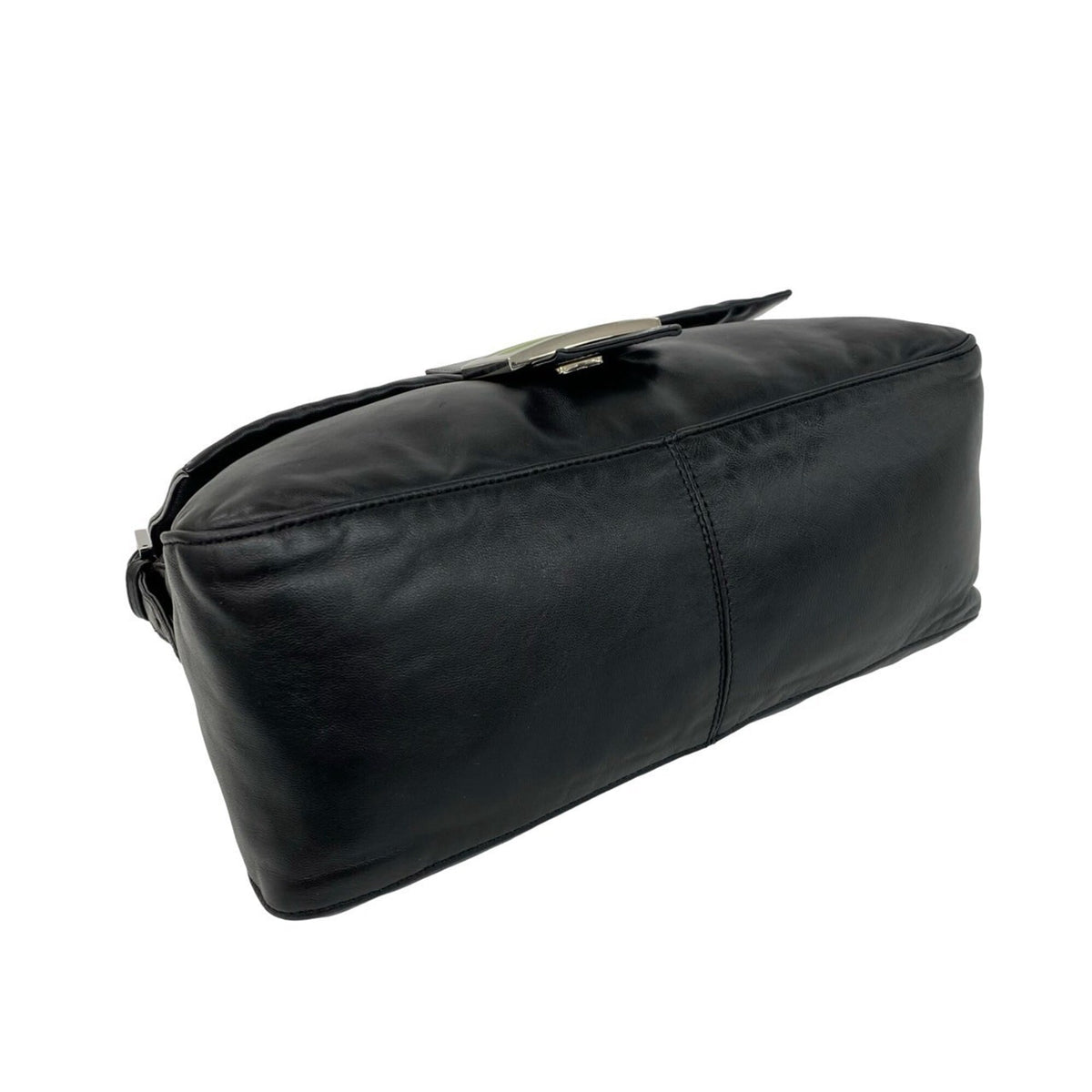Fendi Black Leather Handbag Shoulder Bag (Pre-Owned)