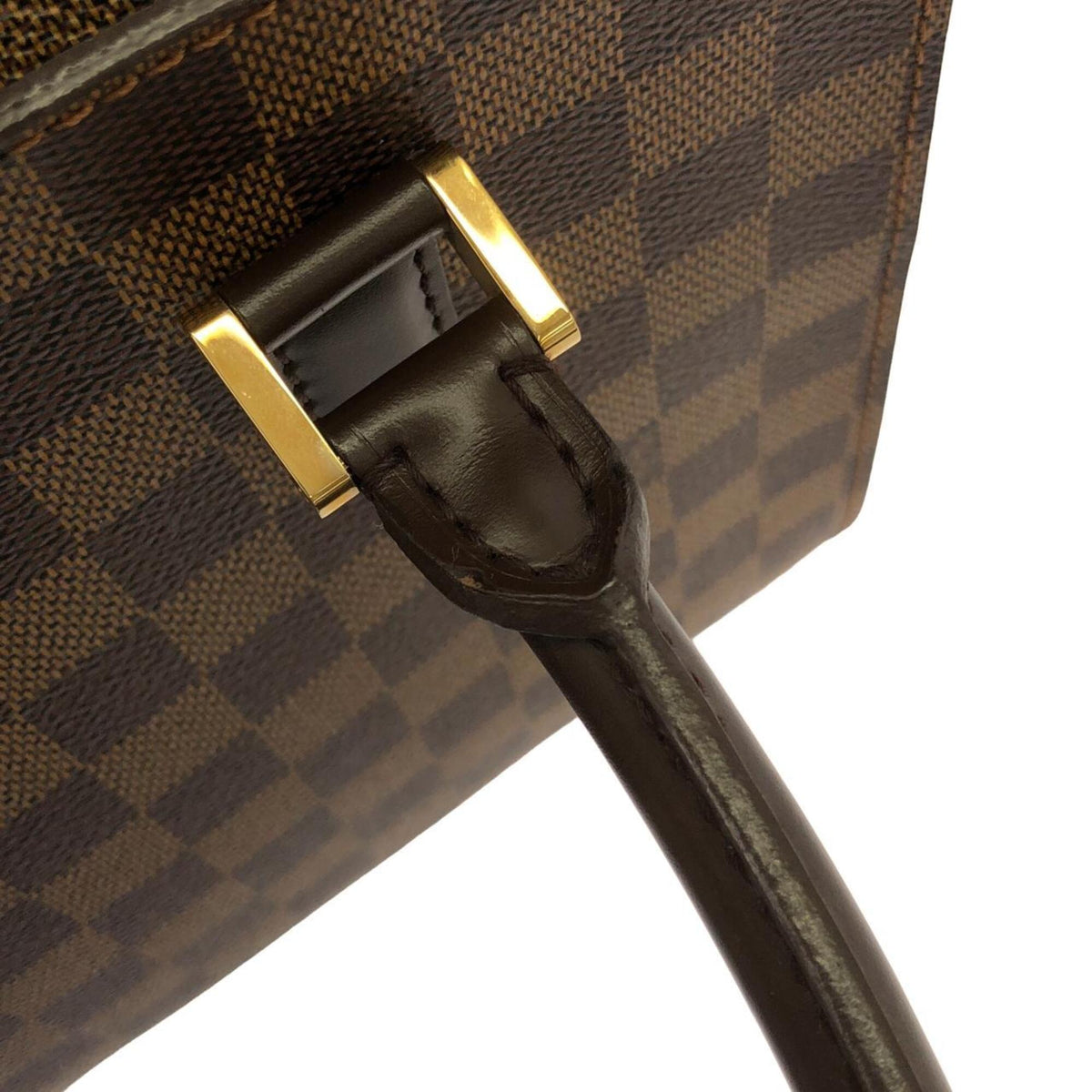 Louis Vuitton Brown Coated Canvas Handbag (Pre-Owned)