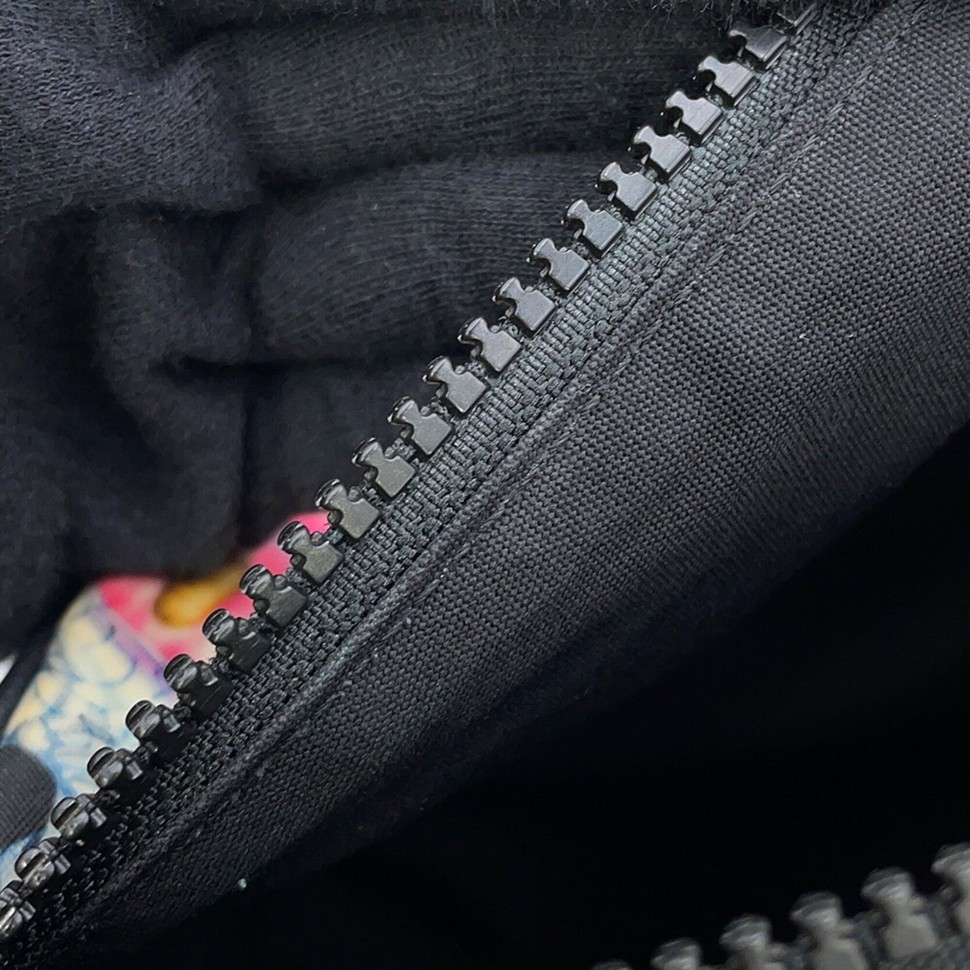 Christian Dior Black Multi-Color Nylon Handbag Shoulder Bag (Pre-Owned)