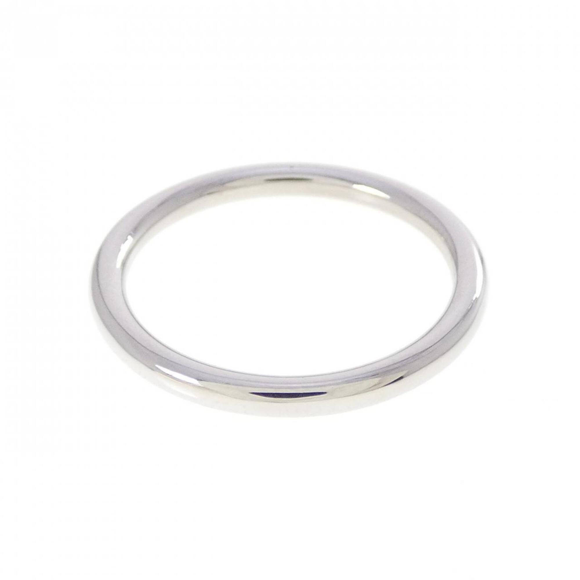Tiffany Platinum Platinum 950 Band Ring (Pre-Owned)