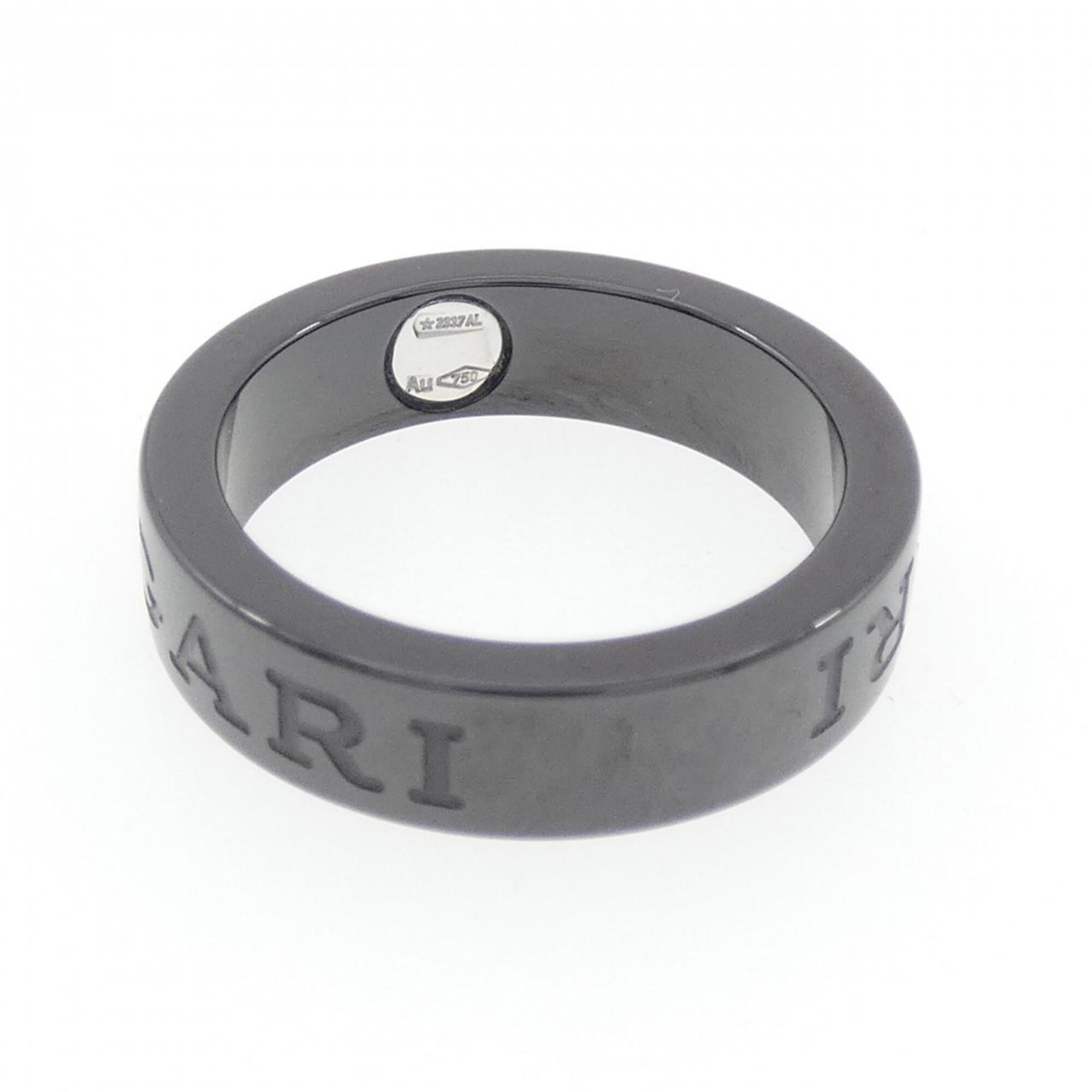 Bvlgari White Gold (18K) Ceramic Band Ring (Pre-Owned)