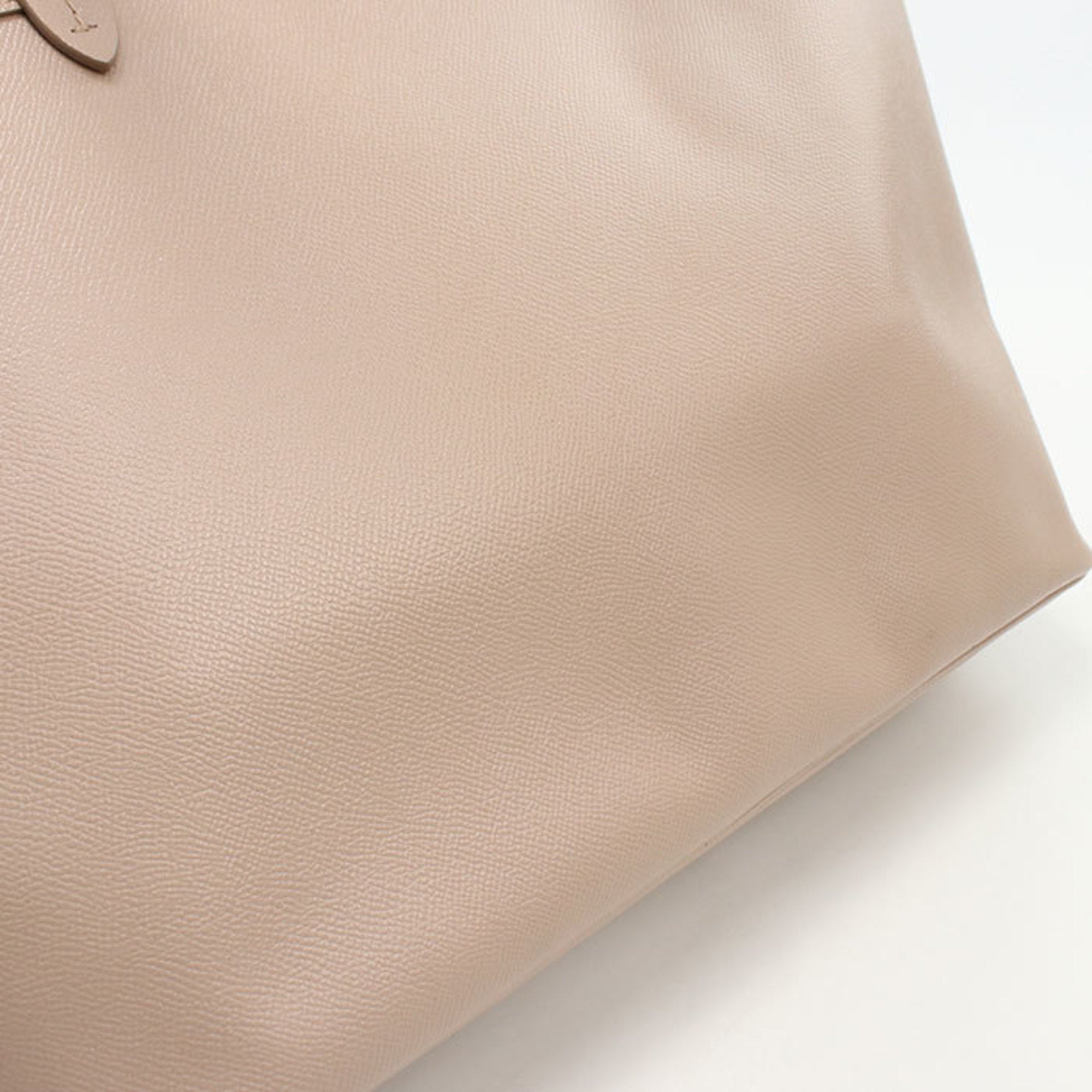 Salvatore Ferragamo Beige Leather Tote Bag (Pre-Owned)