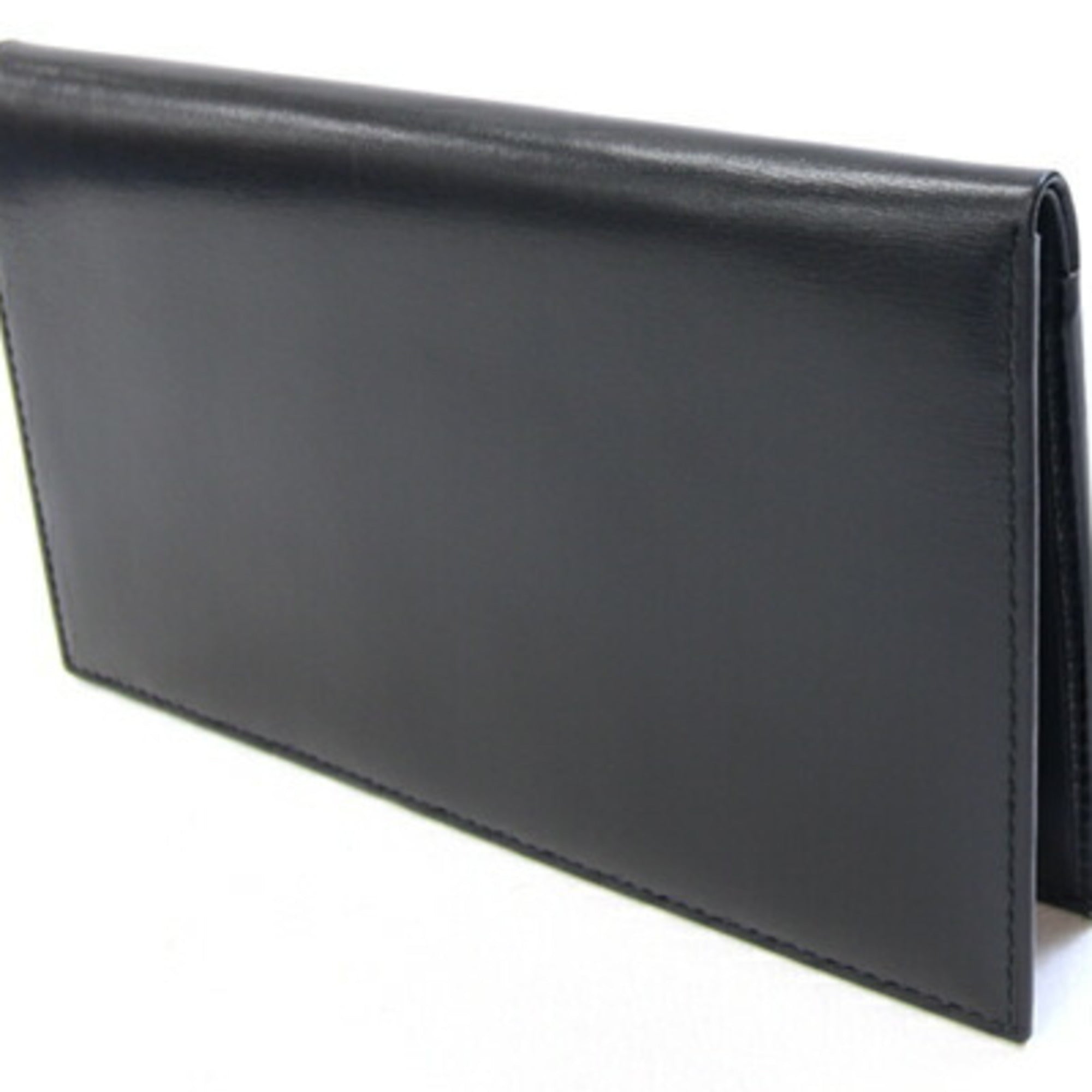 Gucci Black Leather Long Bill Wallet (Bi-Fold) (Pre-Owned)