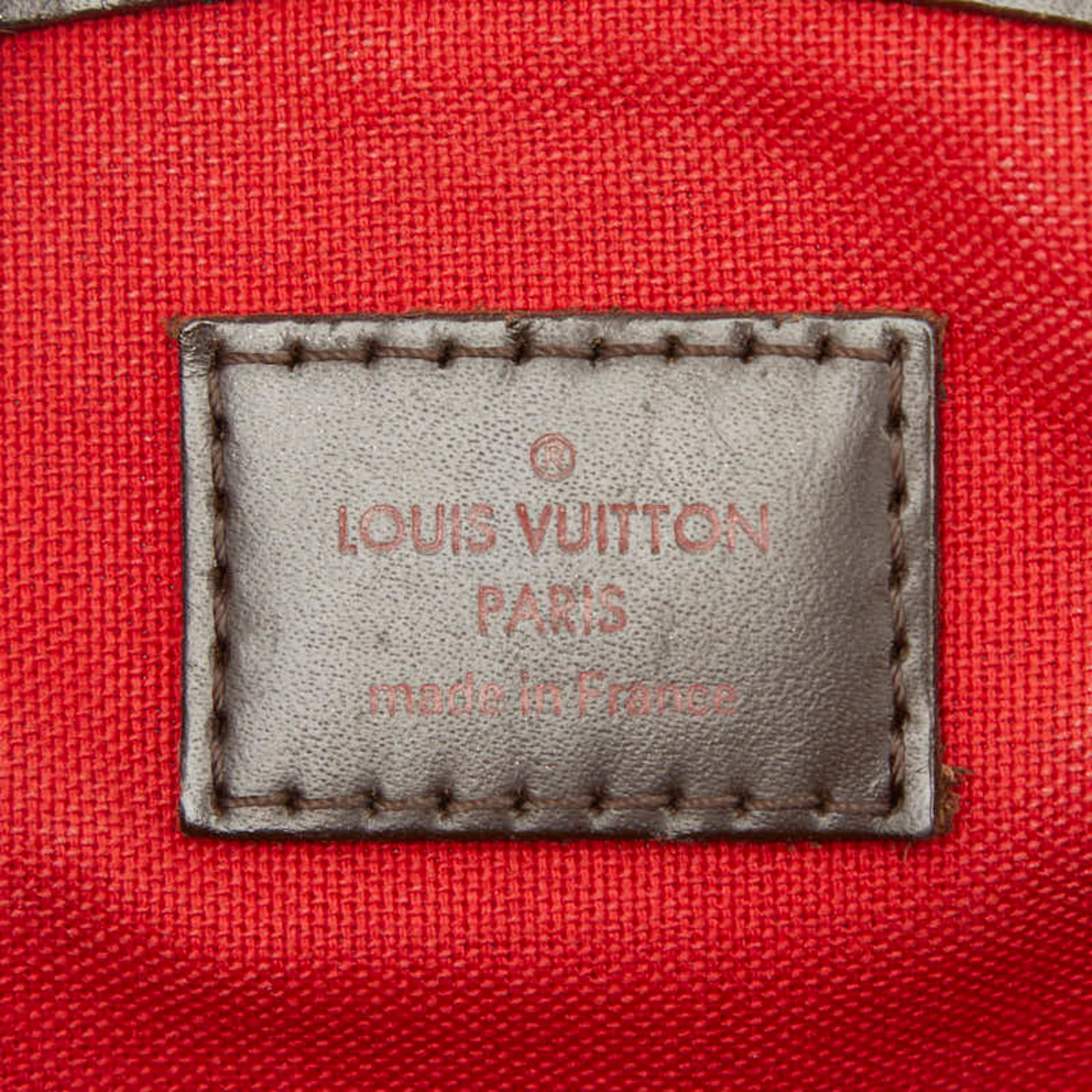 Louis Vuitton Brown Pvc Leather Handbag (Pre-Owned)