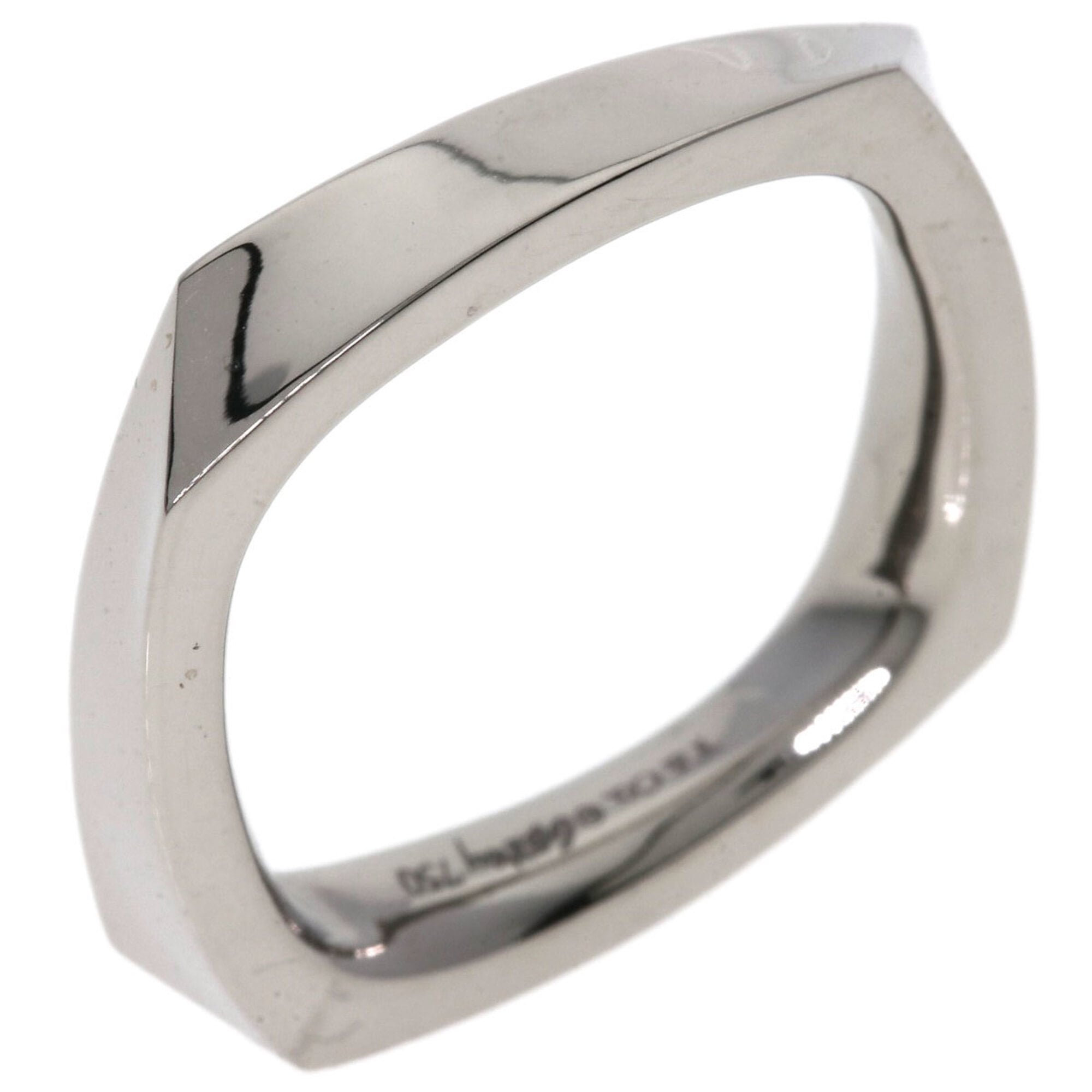 Tiffany White Gold White Gold (18K) Band Ring (Pre-Owned)