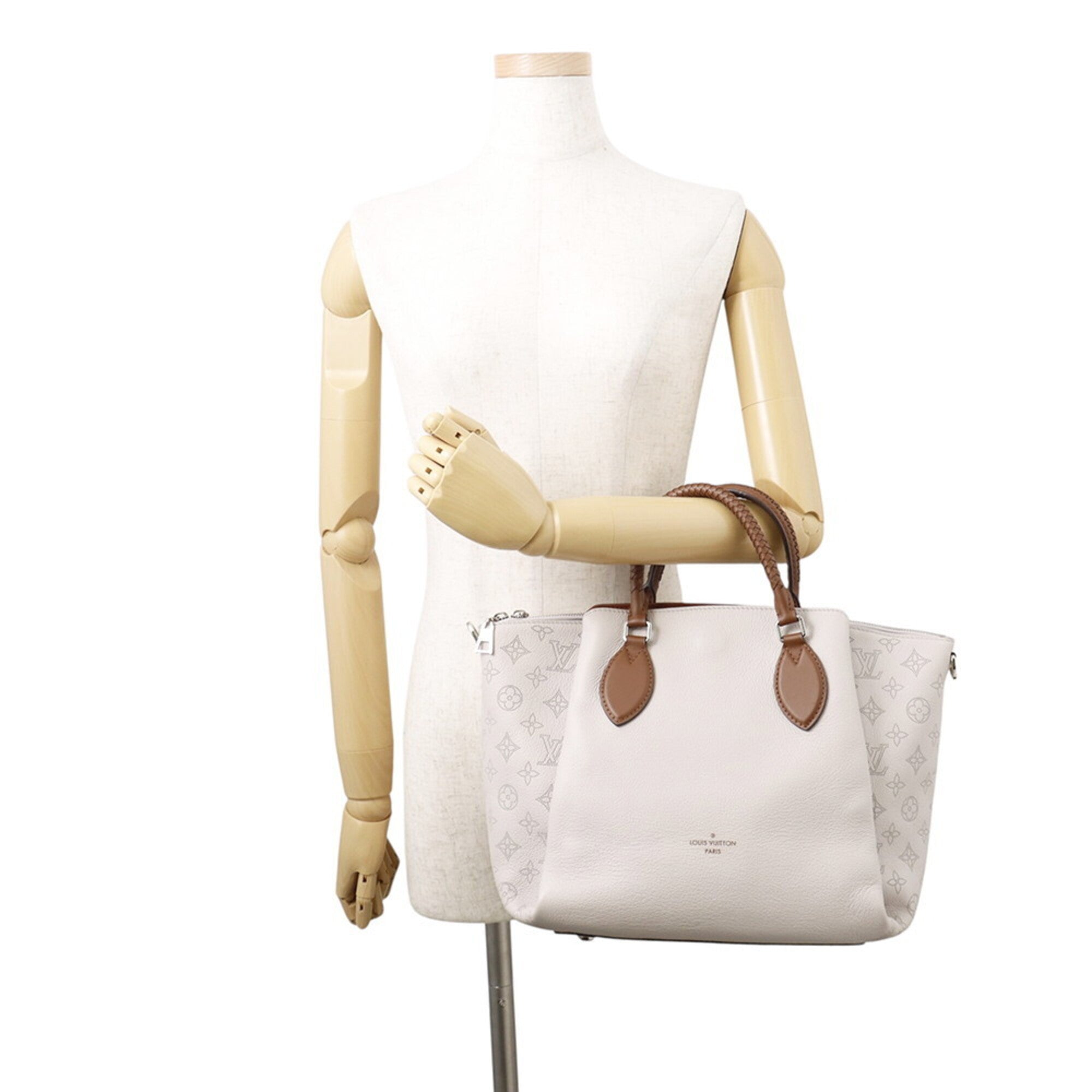 Louis Vuitton Galle Monogram Mahina Leather Handbag Shoulder Bag (Pre-Owned)