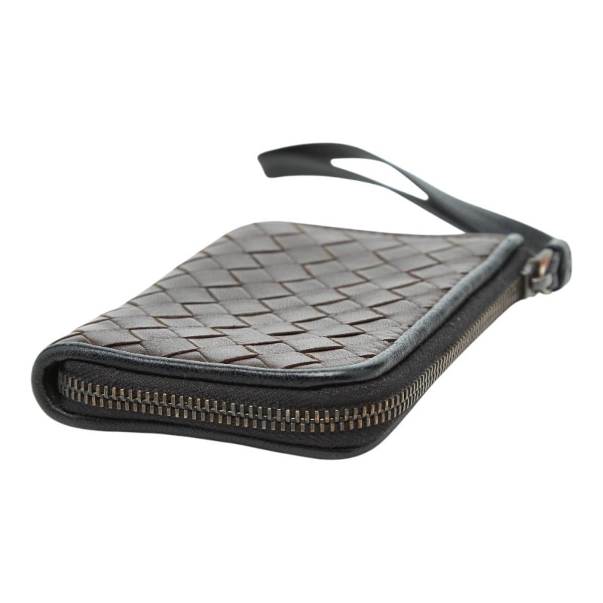 Bottega Veneta Brown Leather Coin Purse/Coin Case (Pre-Owned)