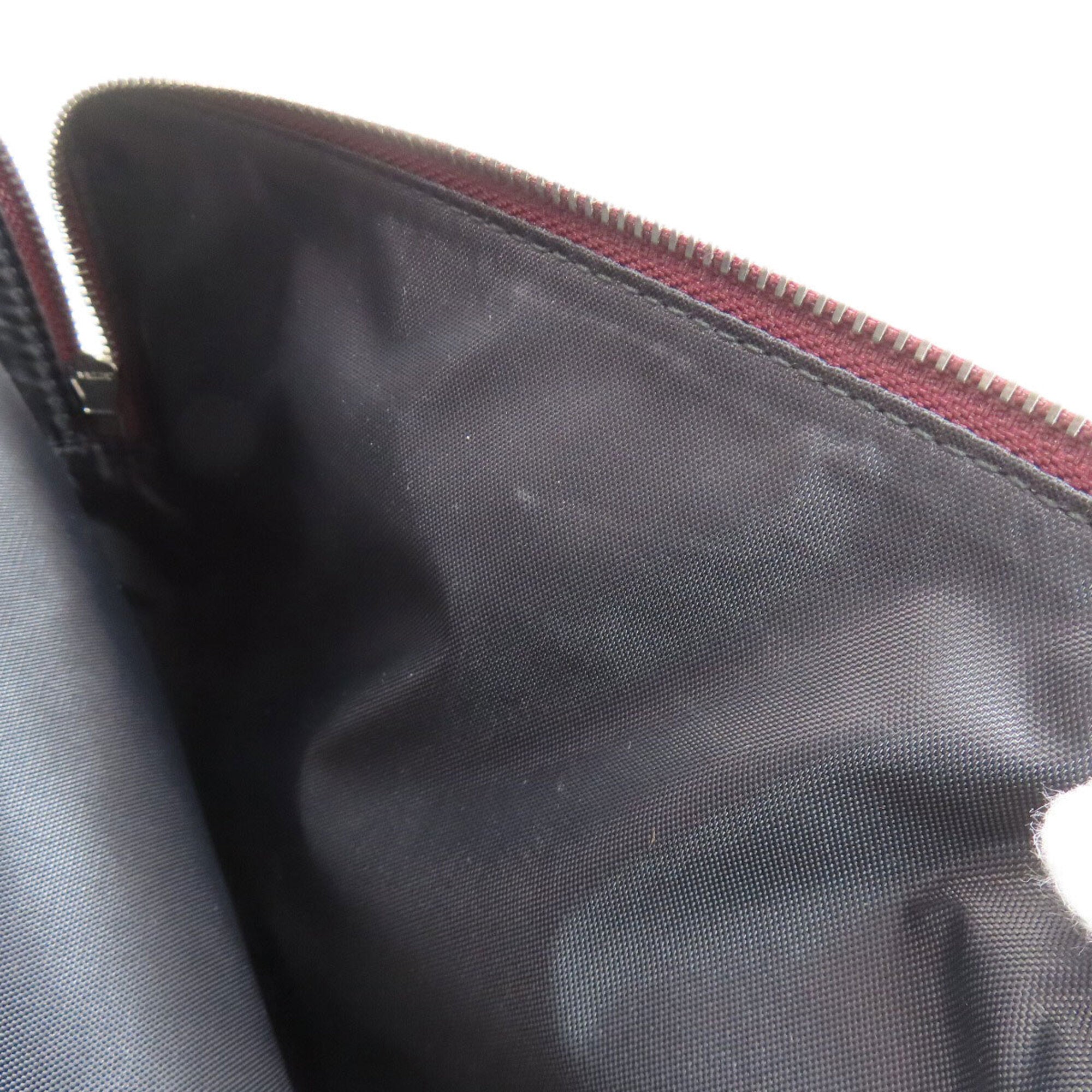 Bally Gray Purple Leather Backpack (Pre-Owned)
