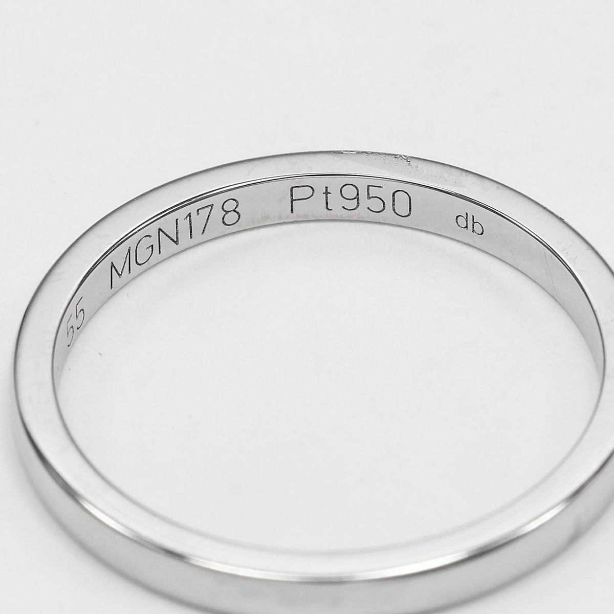 Cartier Platinum 950 Band Ring (Pre-Owned)