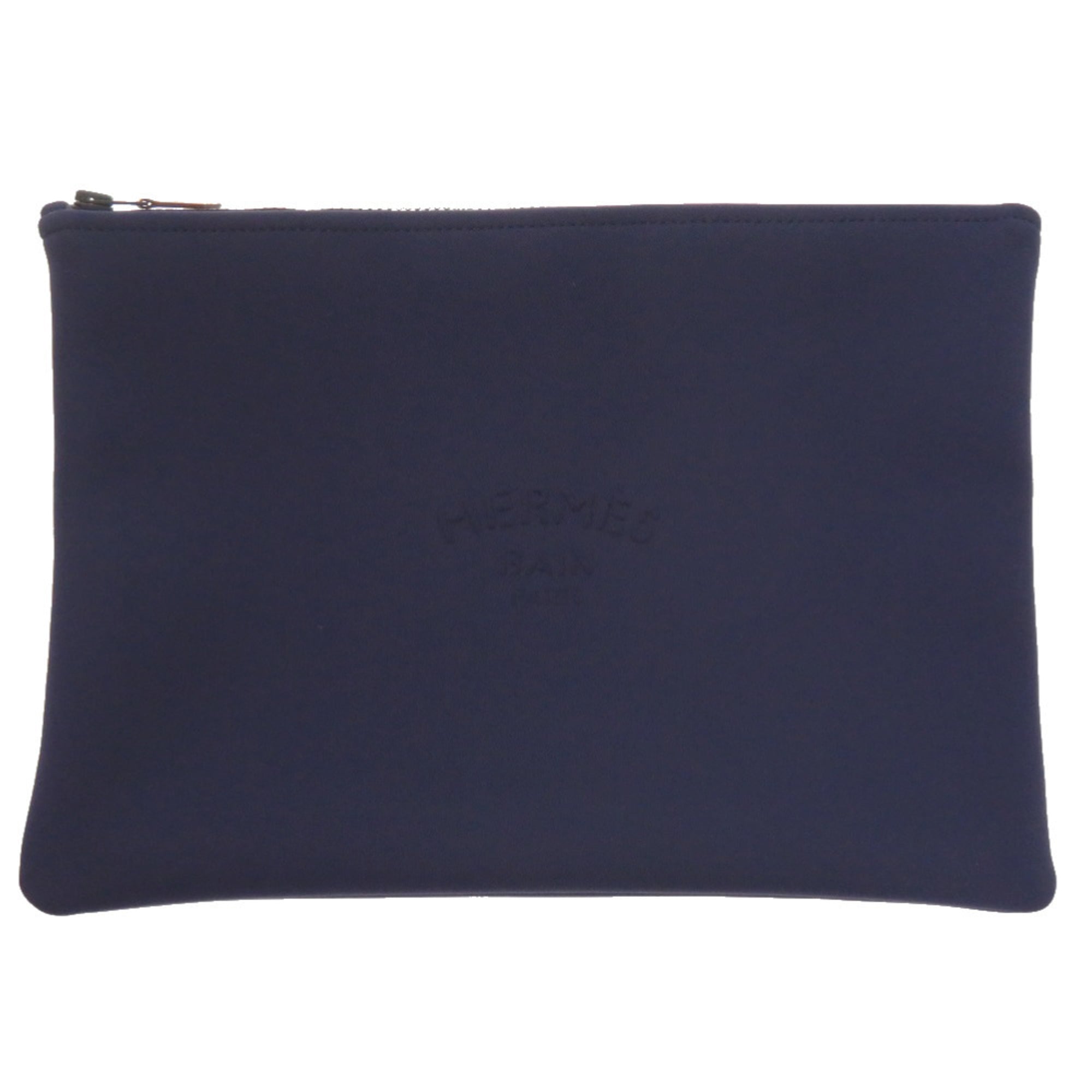 Hermes Navy Polyamide Pouch (Pre-Owned)