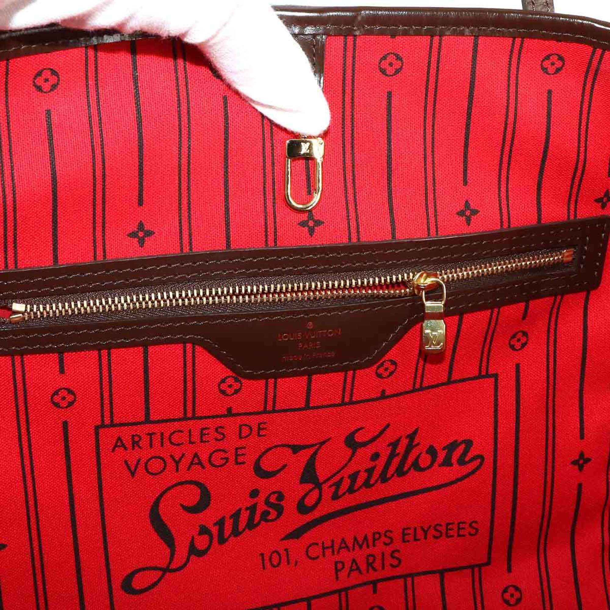 Louis Vuitton Cerise Ebene Damier Canvas Tote Bag (Pre-Owned)