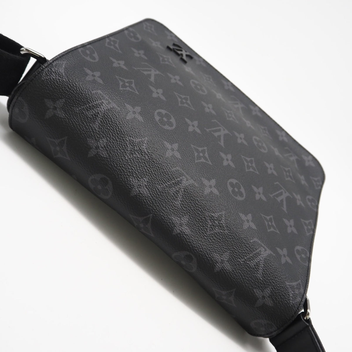 Louis Vuitton Monogram Eclipse Black Gray Coated Canvas Shoulder Bag (Pre-Owned)