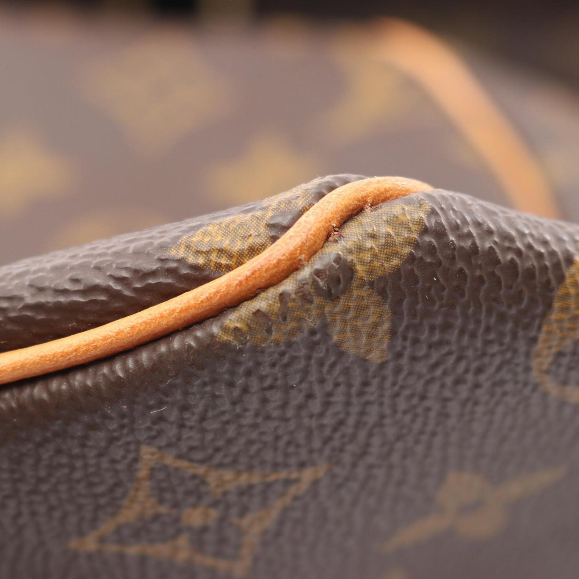 Louis Vuitton Brown Monogram Coated Canvas Boston Bag Handbag (Pre-Owned)