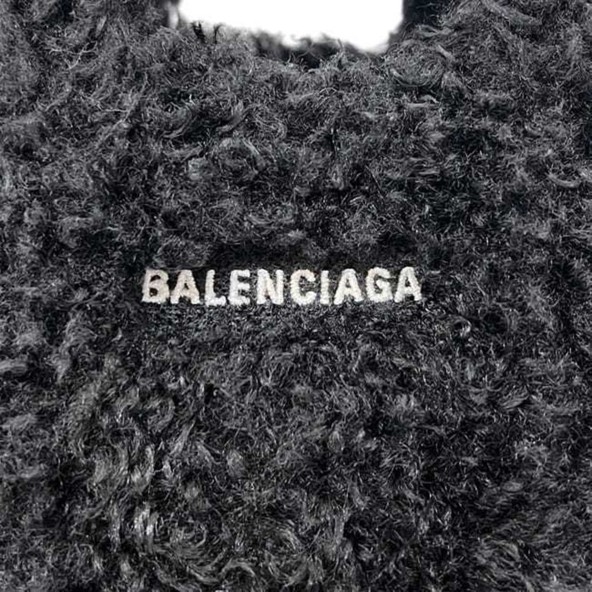 Balenciaga Black Polyester Leather Shoulder Bag (Pre-Owned)