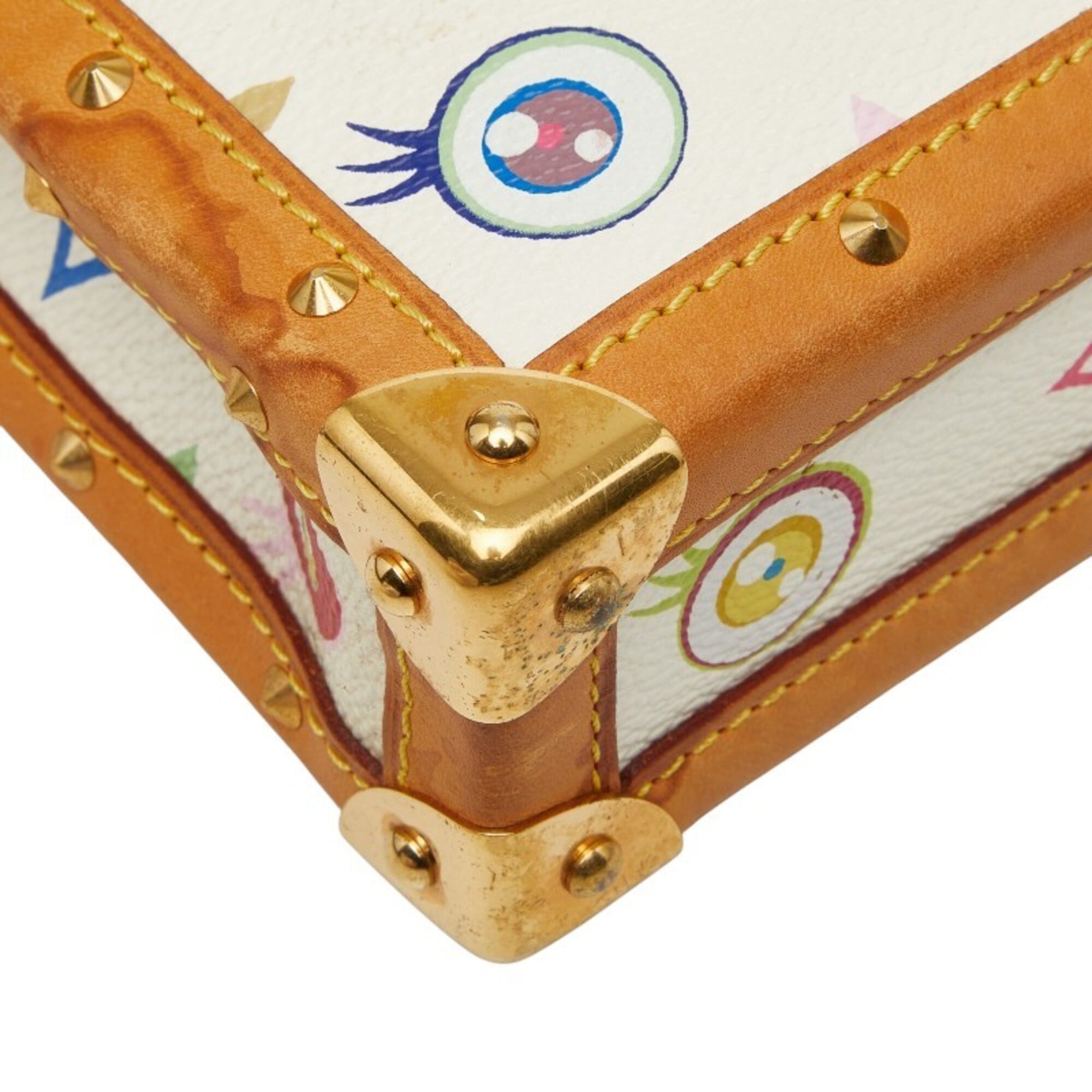 Louis Vuitton Blanc White Pvc Leather Pochette Shoulder Bag (Pre-Owned)