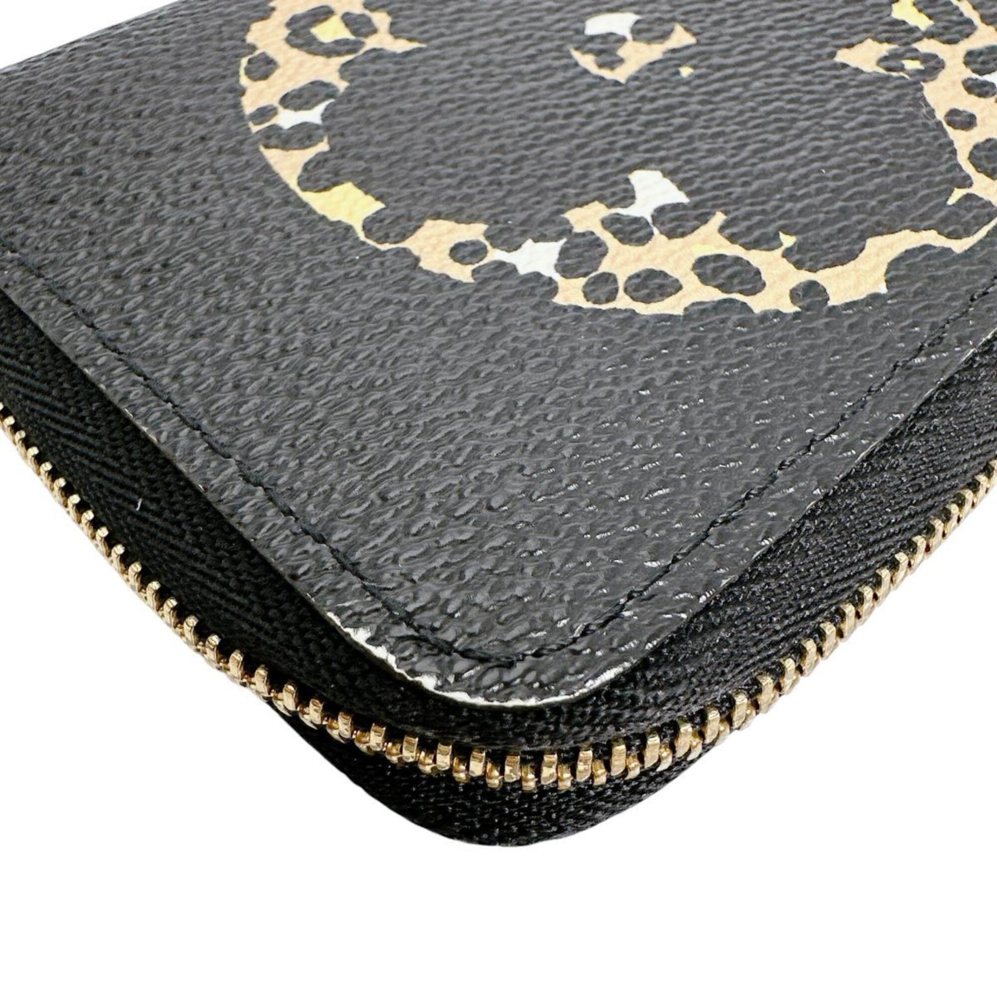 Louis Vuitton Black Monogram Or Yellow Monogram Coin Purse/Coin Case (Pre-Owned)