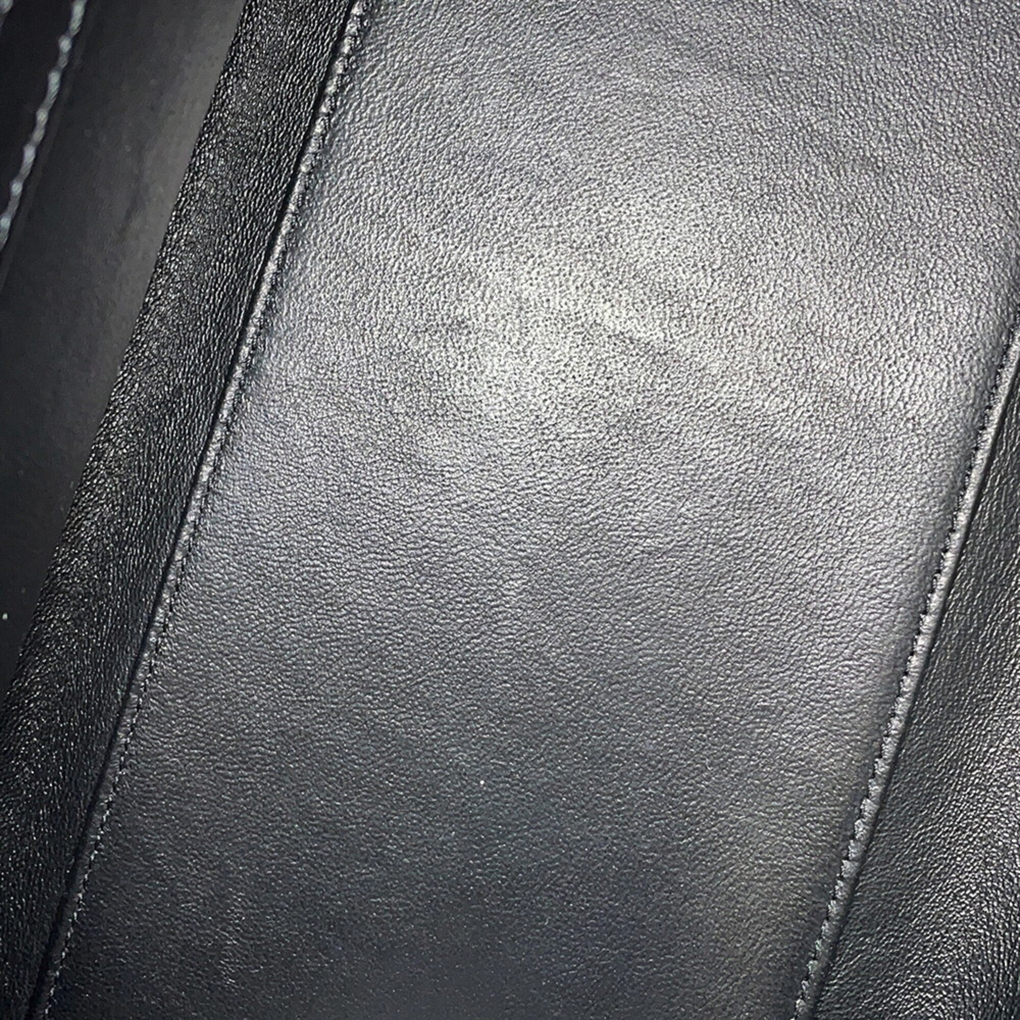 Celine Black Leather Handbag Tote Bag (Pre-Owned)