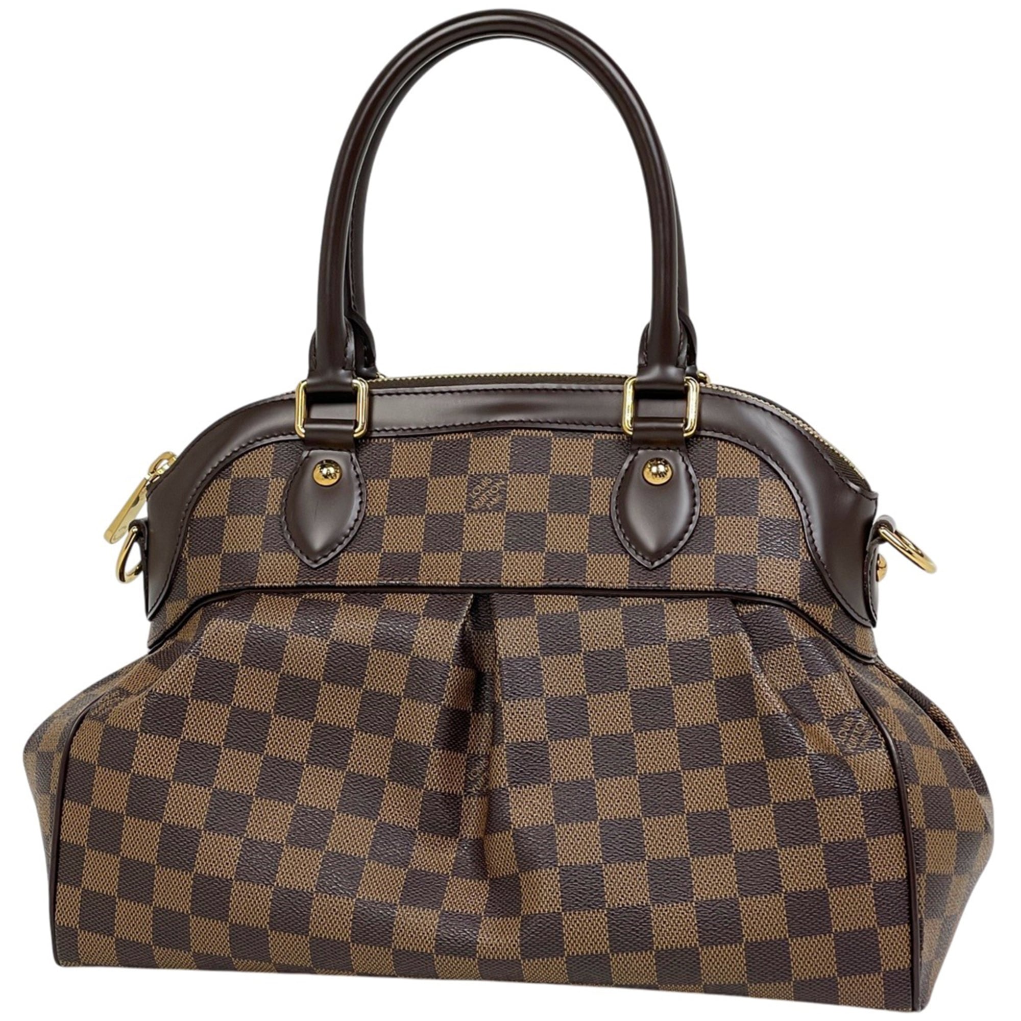 Louis Vuitton Brown Damier Canvas Handbag (Pre-Owned)